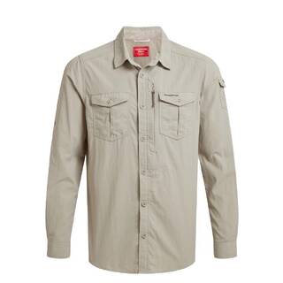 Craghoppers NosiLife Adventure III Long Sleeve Insect Repellent Shirt Parchment