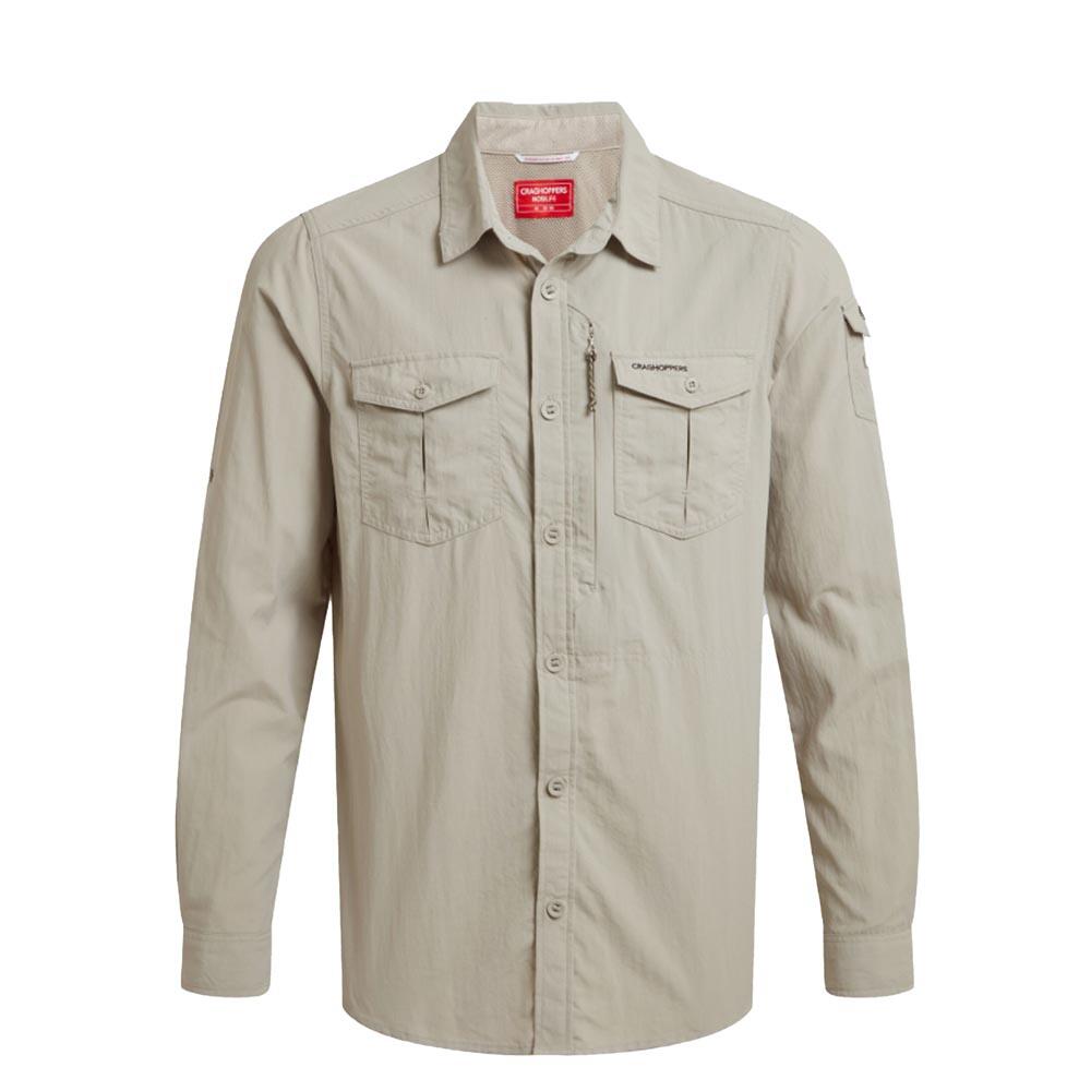 Craghoppers NosiLife Adventure III Long Sleeve Insect Repellent Shirt Parchment