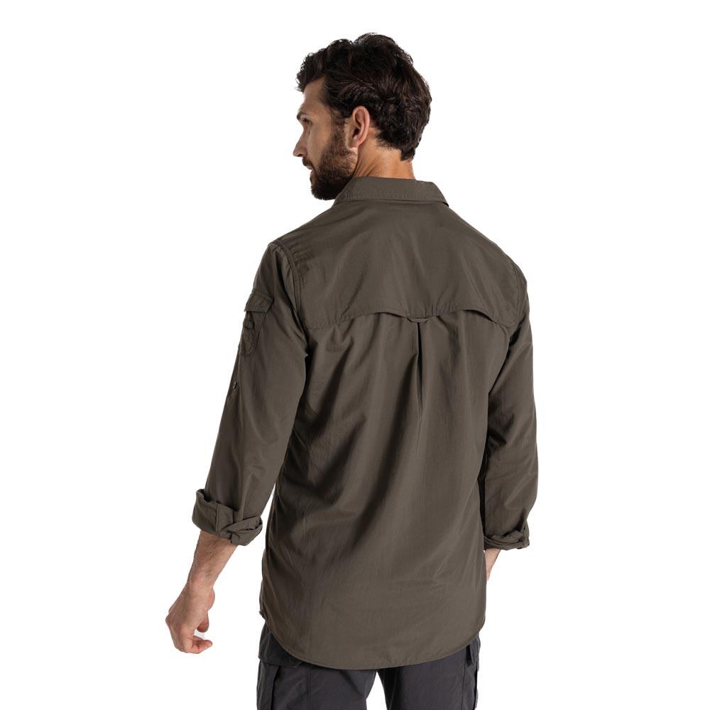 Craghoppers NosiLife Adventure III Long Sleeve Insect Repellent Shirt Woodland Green