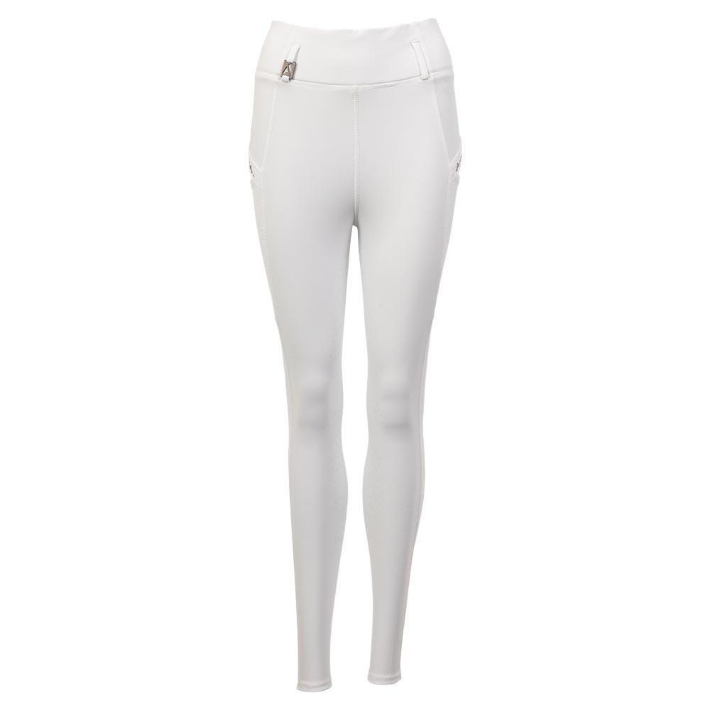 Anky - Legging Équitation Full Grip En Silicone Femme Anky Exposure C-wear - Legging - Blanc - 34 - Decathlon