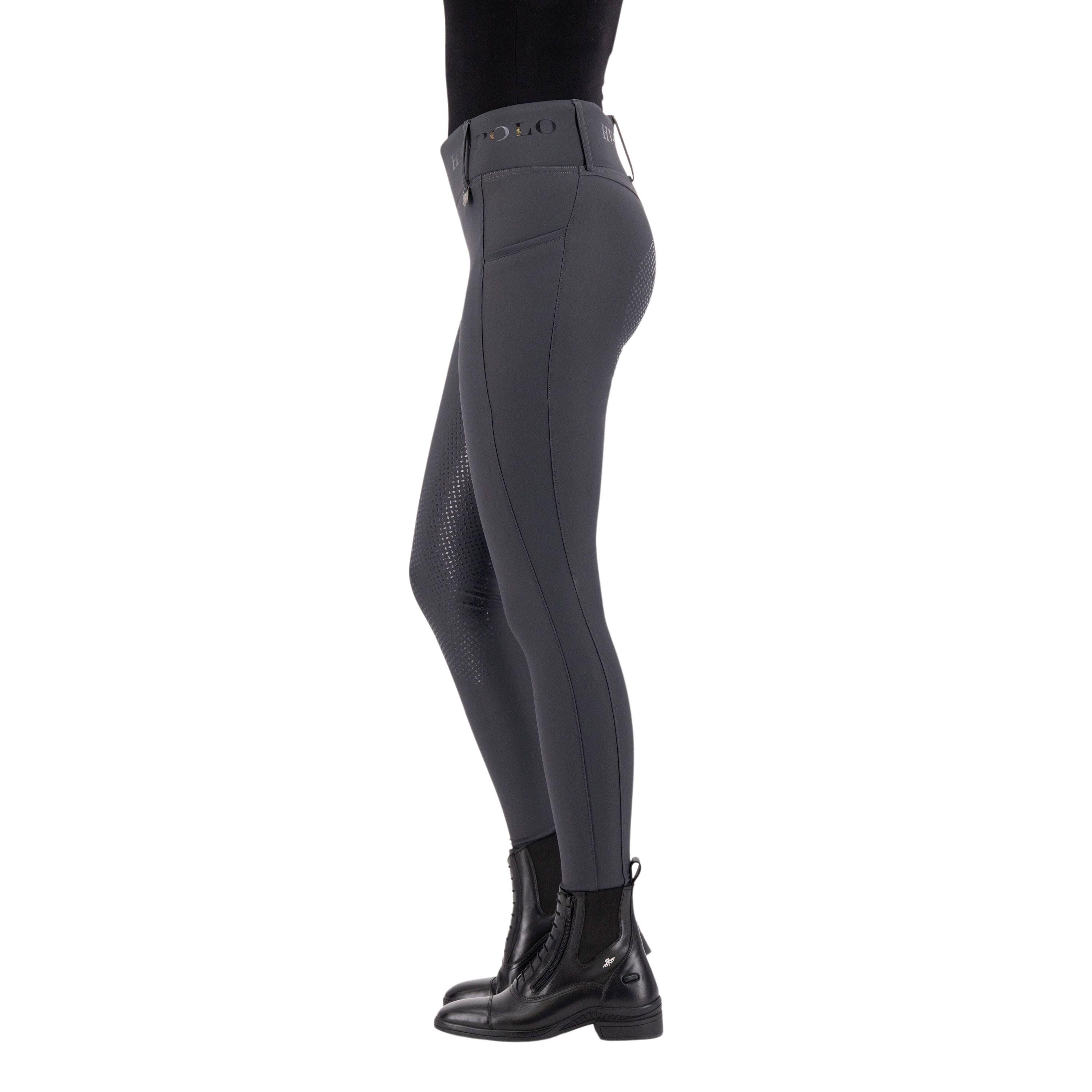 Leggings da equitazione full grip da donna HV Polo Favourite Midwaist 3/3