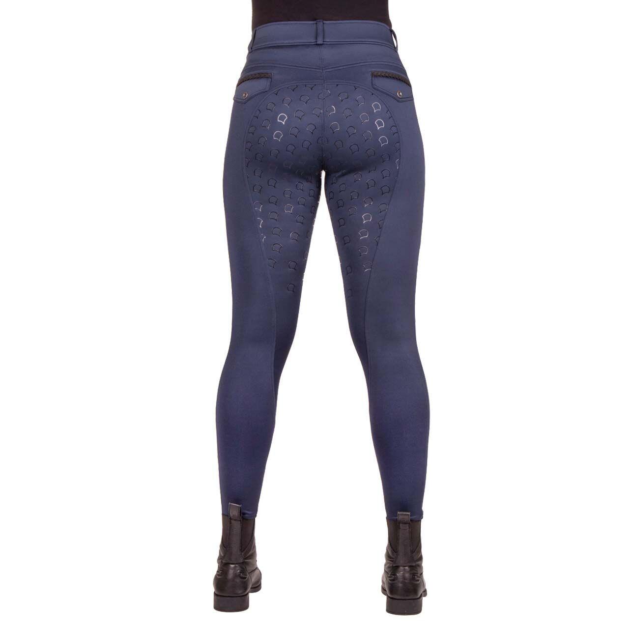 Leggings reiten frauen full grip QHP Jorine 5/5