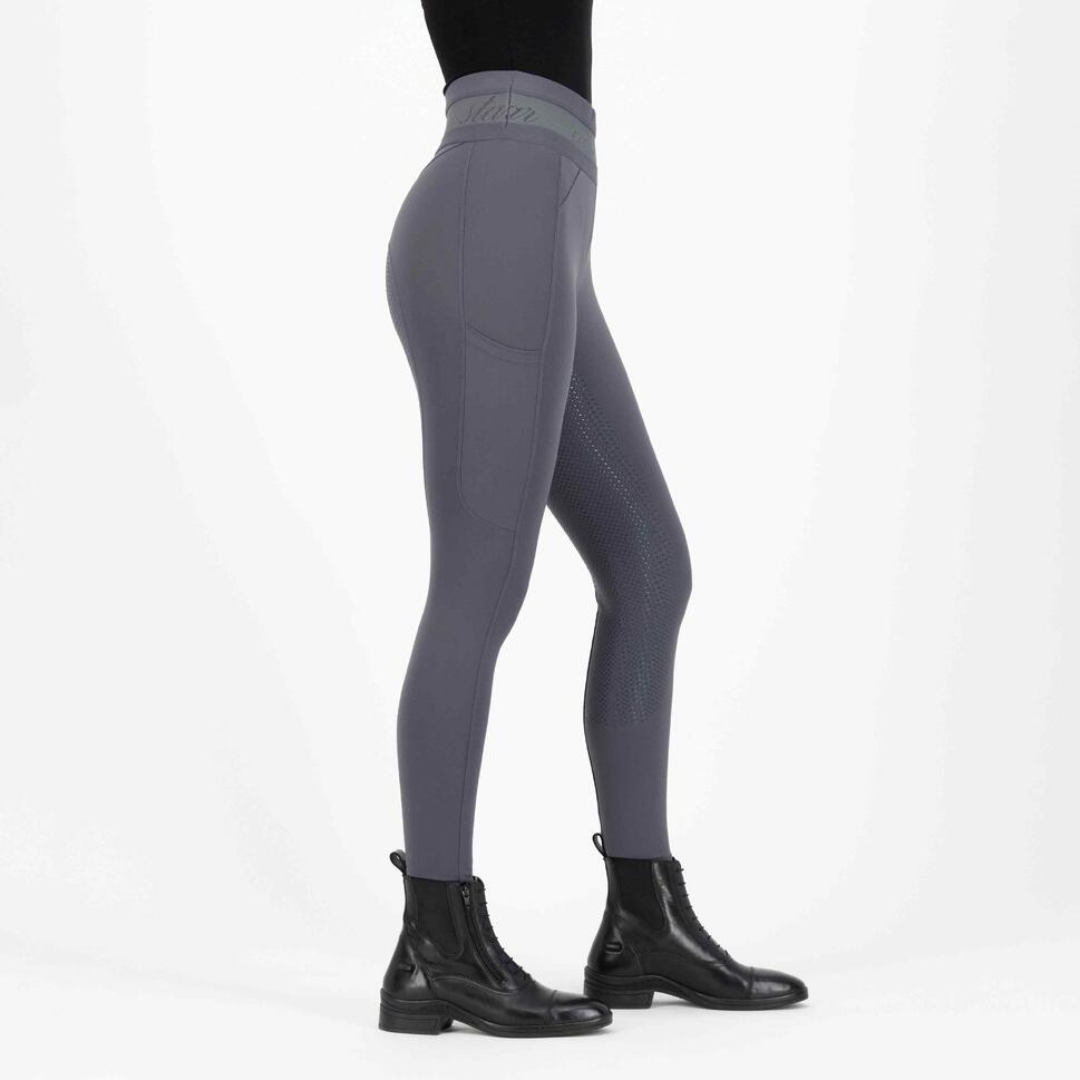 Damskie legginsy jeździeckie z pełną przyczepnością Euro-Star Ares