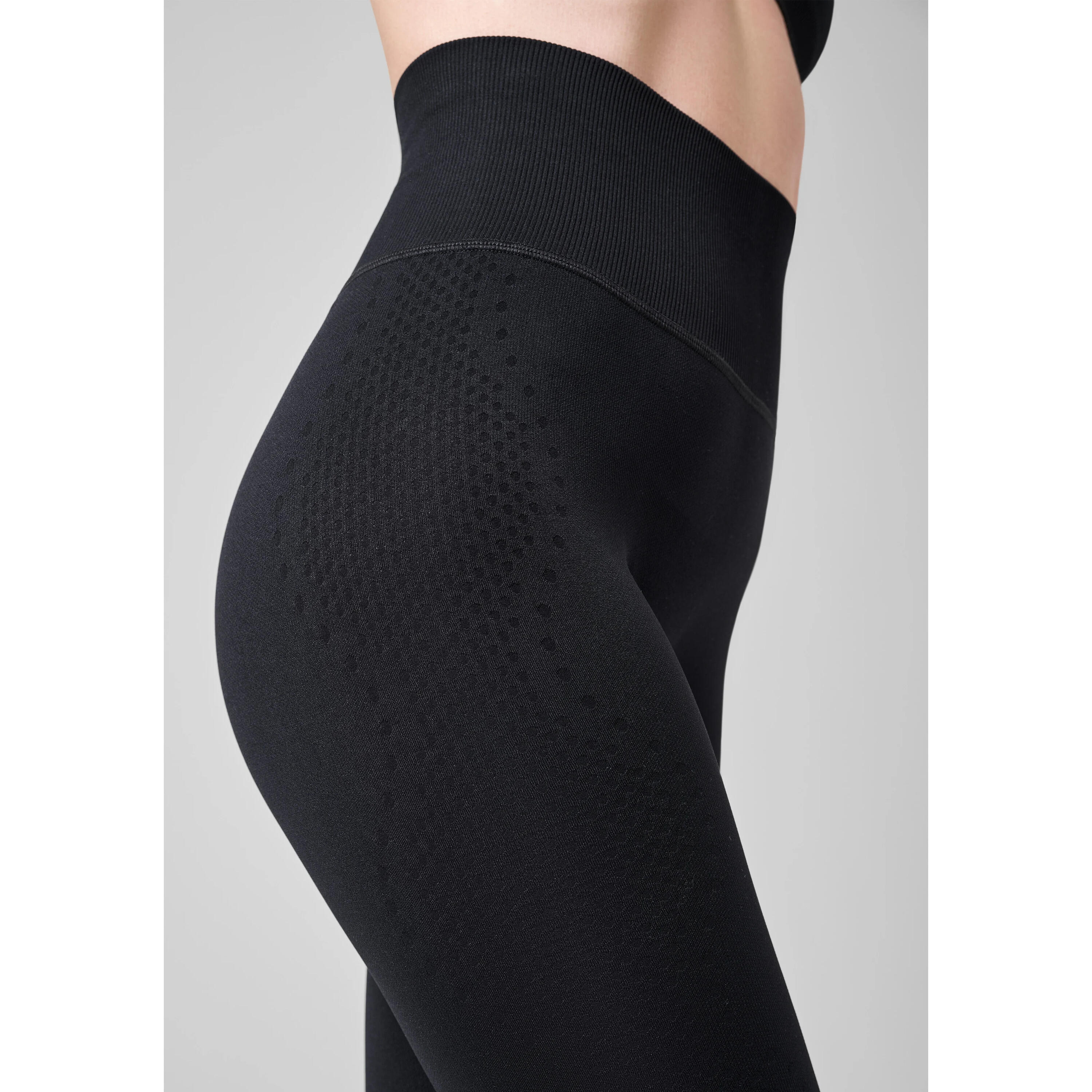 Leggings de cintura alta sin costuras con diseno festoneado para mujer de Casall 4/5