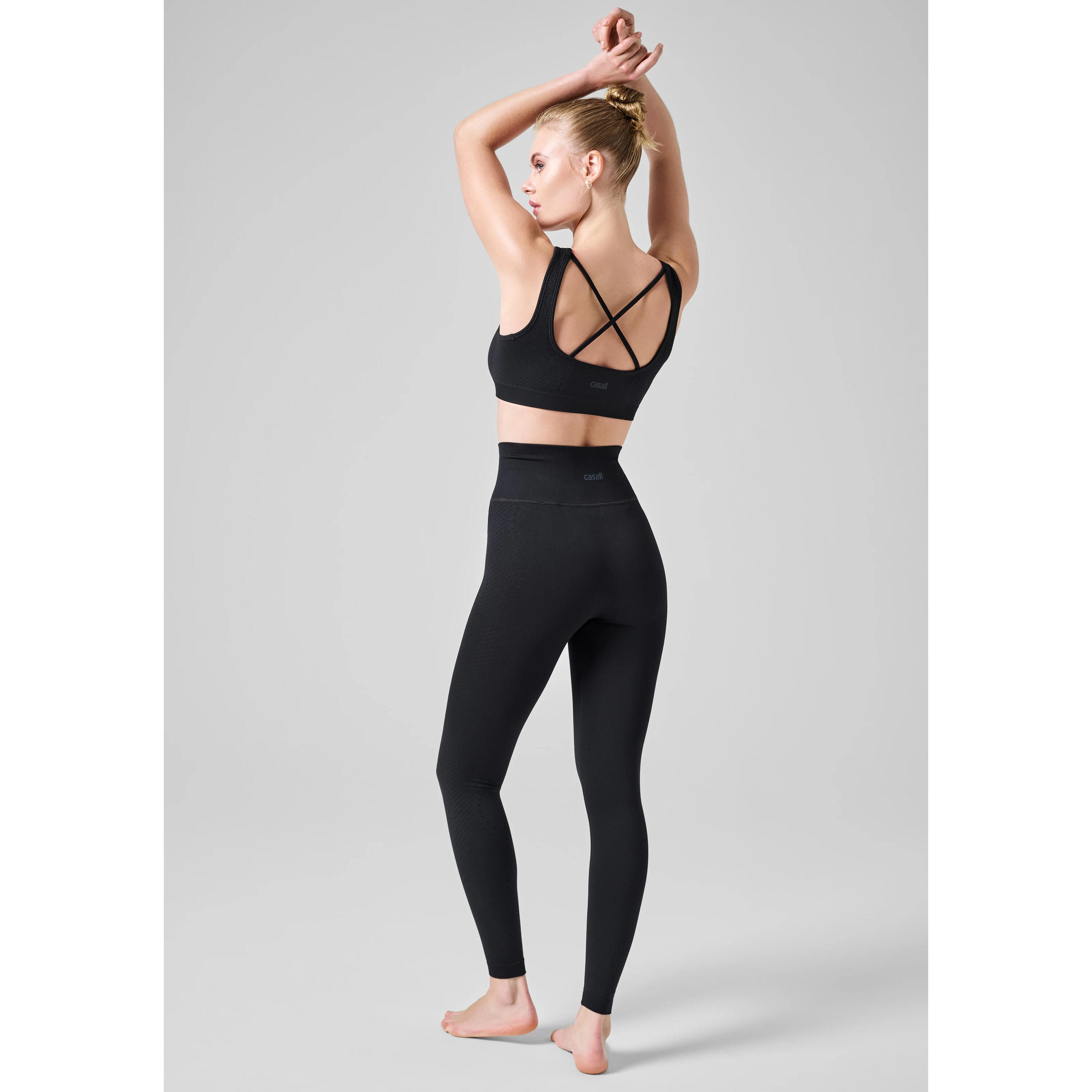 Leggings de cintura alta sin costuras con diseno festoneado para mujer de Casall 3/5