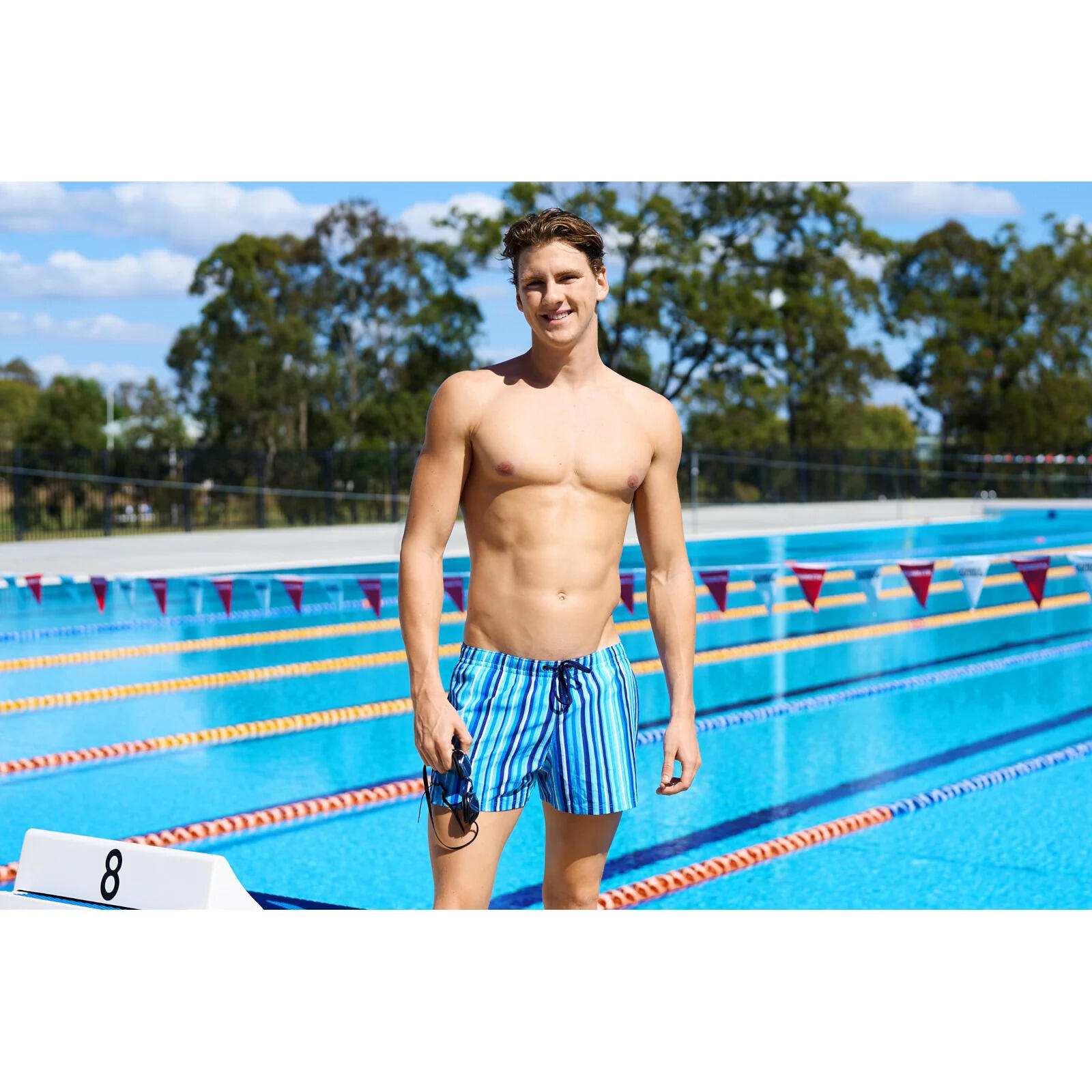 Short uomo Funky Trunks Shorty Shorts Lane Lines 4/5