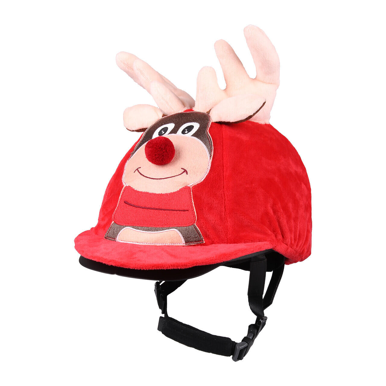 Qhp - Toque Pour Casque Équitation Elfe Fille Qhp Noël - Casque - Noir|rouge - No Size - Decathlon