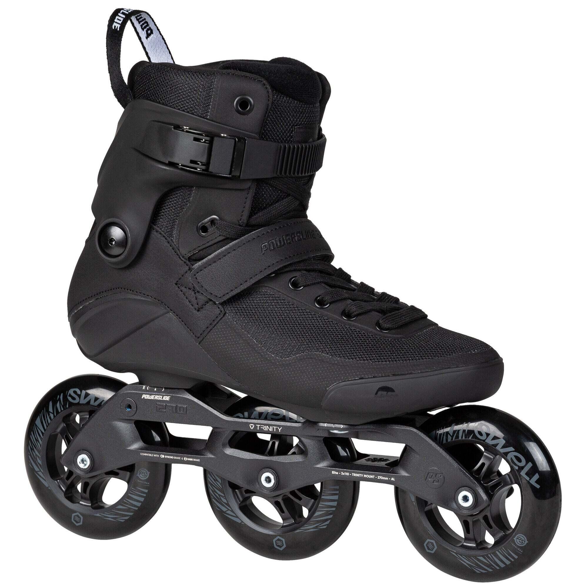 Patinaje Freeskate Powerslide  Triple Black 110 3/7