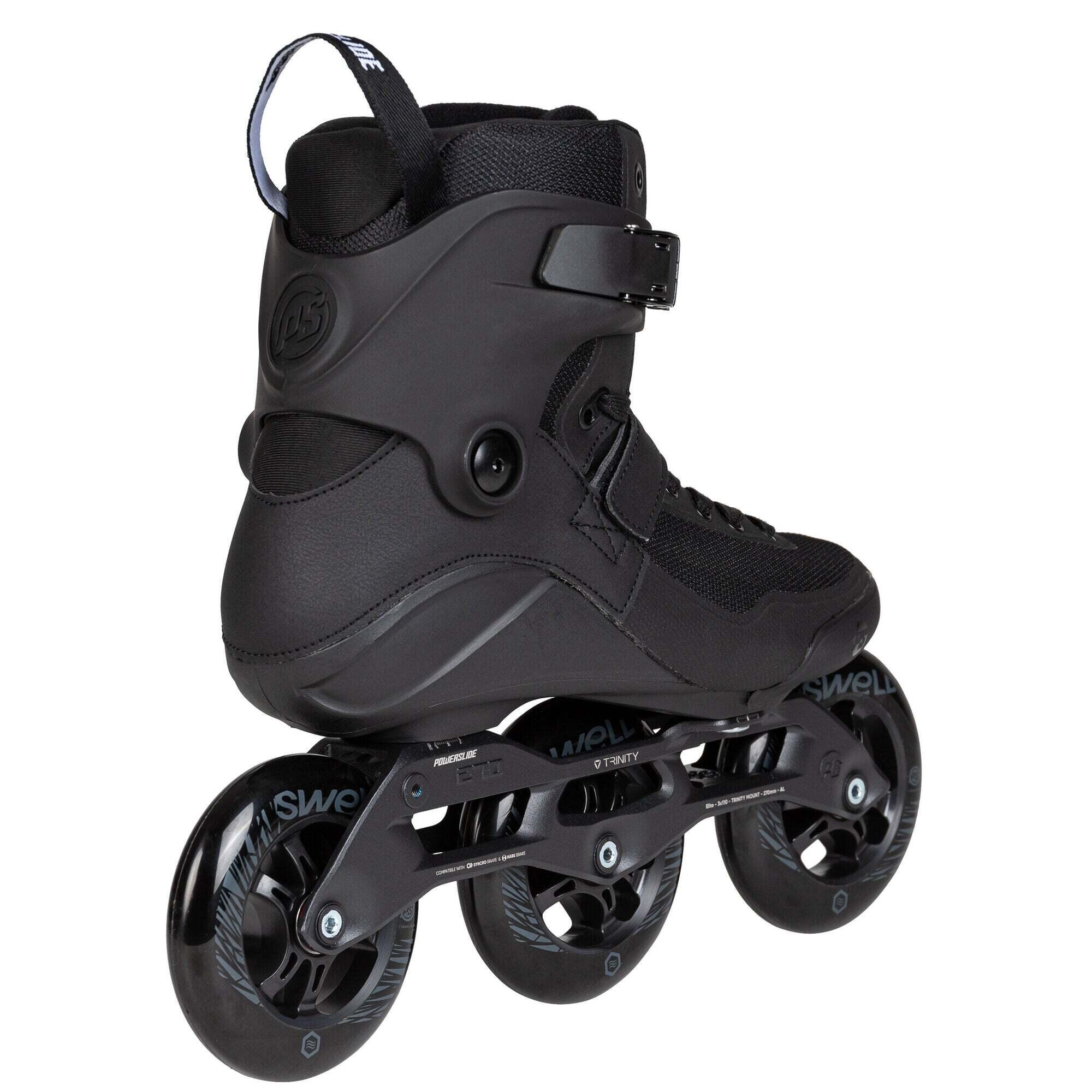 Patinaje Freeskate Powerslide  Triple Black 110 5/7