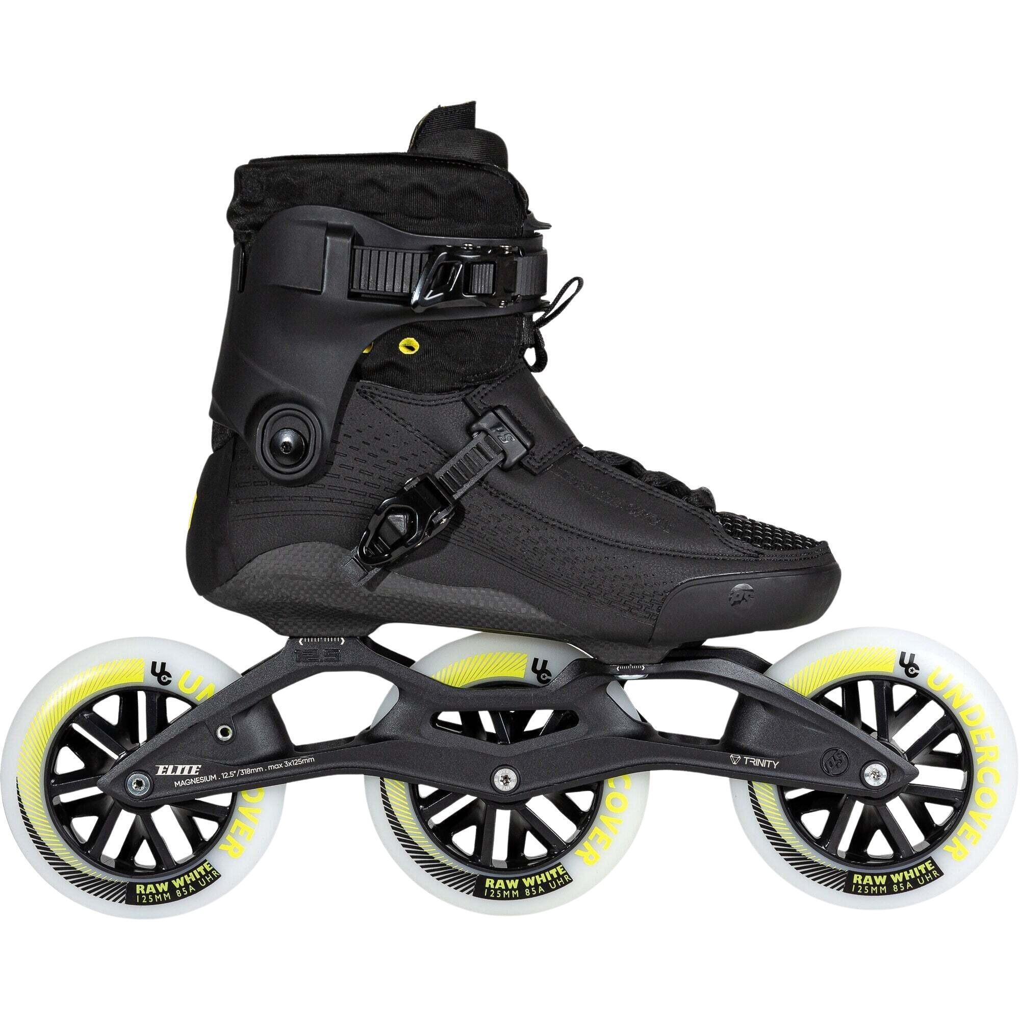 Powerslide - Roller Hockey Powerslide  Carbon 125 - Rollers En Ligne - Noir - 38 - Decathlon