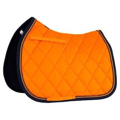 Br - Tapis De Selle Pour Cheval Br Equitation Event Cooldry - Tapis De Selle - Orange - Fs - Decathlon