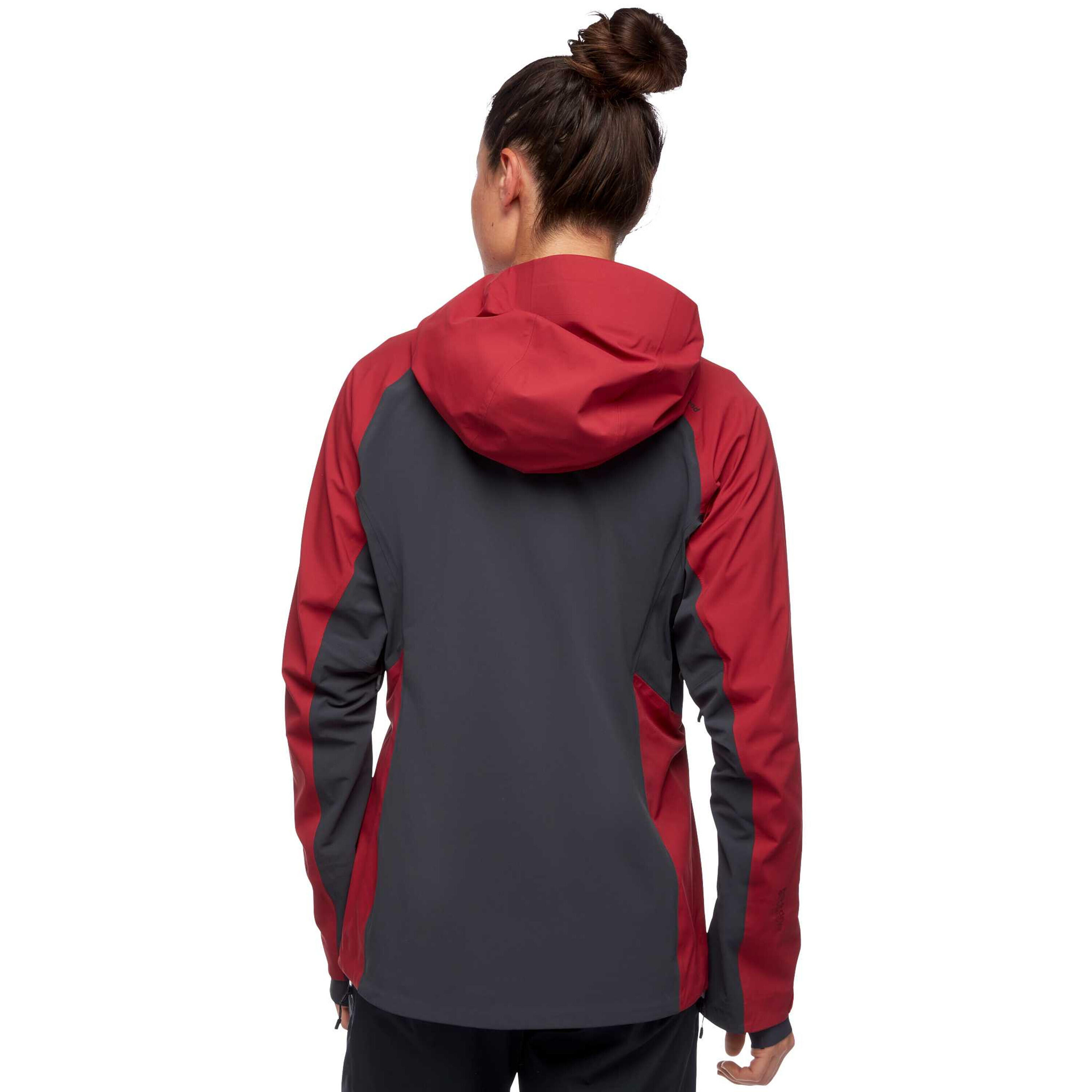 Dames ski jas Black Diamond Dawn Patrol Hybrid 3/4