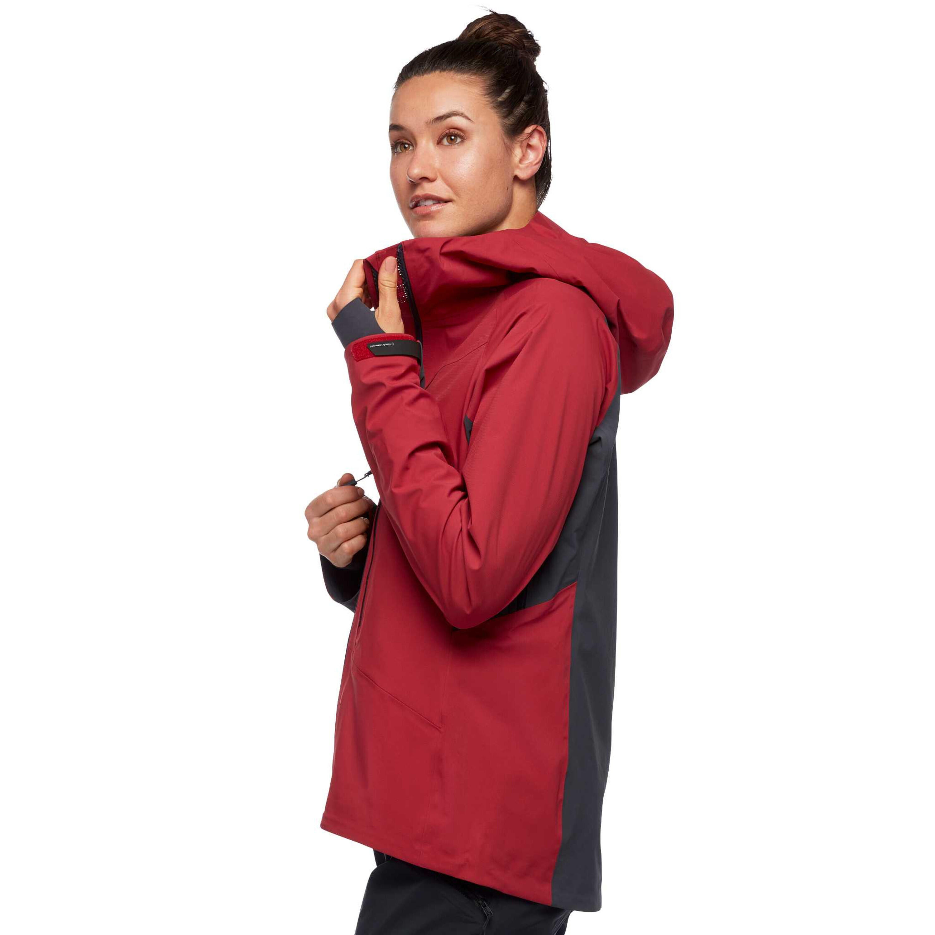 Dames ski jas Black Diamond Dawn Patrol Hybrid 4/4