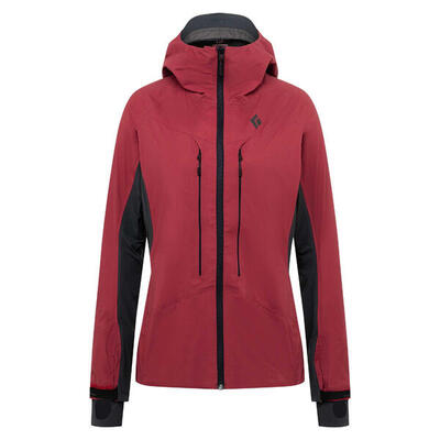 Dames ski jas black diamond dawn patrol hybrid