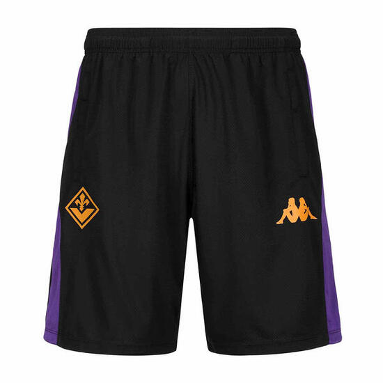Pantaloncini sportivi ACF Fiorentina da Uomo in Poliestere riciclato Nero