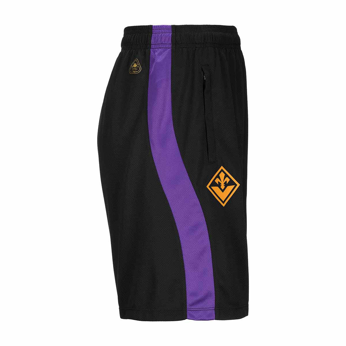 Pantaloncini sportivi ACF Fiorentina da Uomo in Poliestere riciclato Nero 2/7