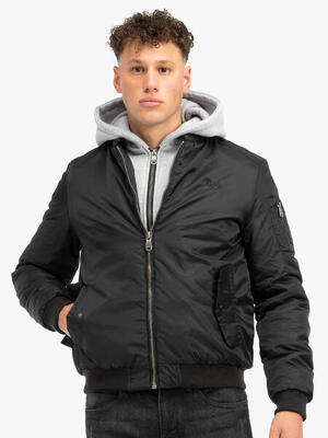 Lonsdale herenjas met capuchon slim fit clifton alle seizoenen