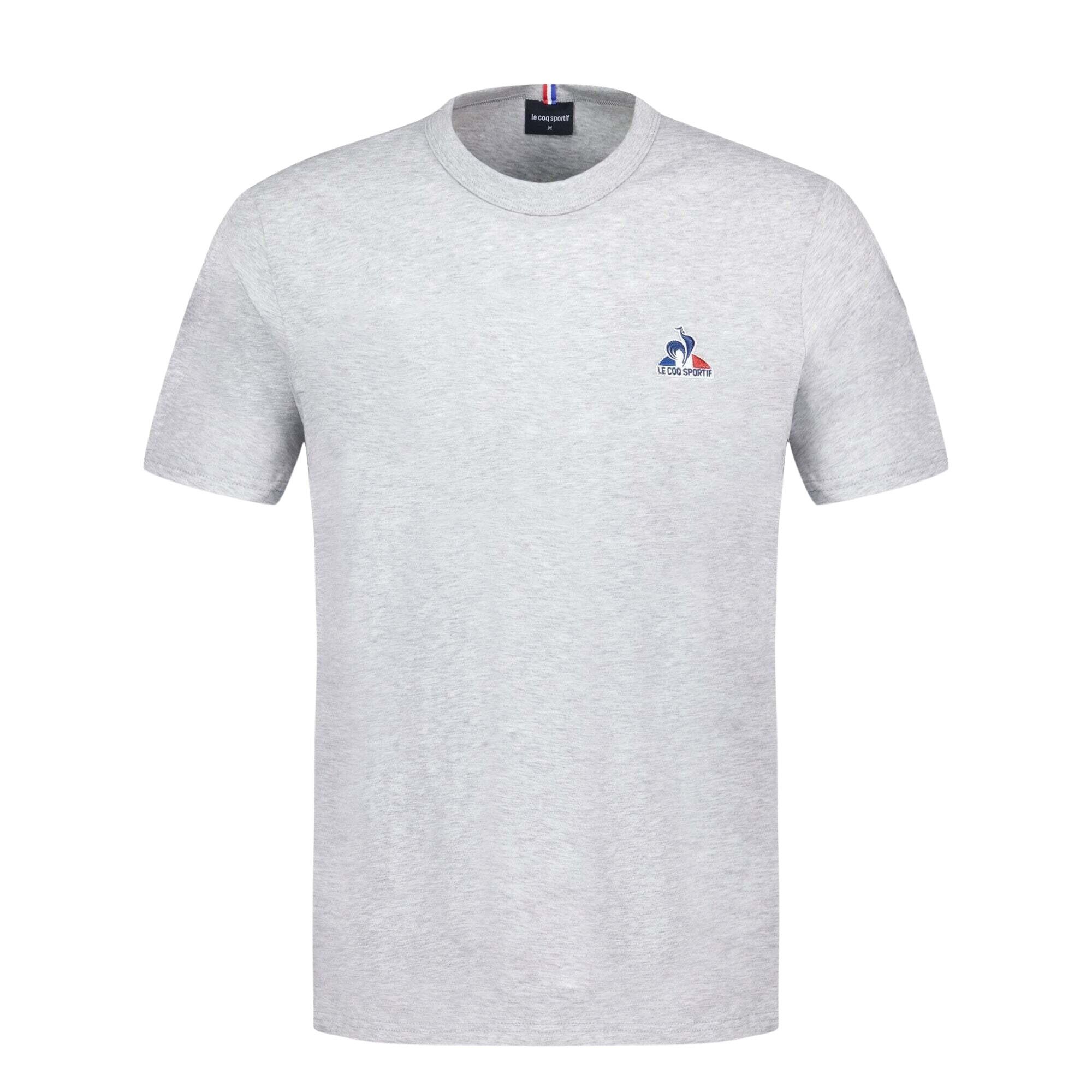 Le Coq Sportif - T-shirt Le Coq Sportif Essentiels N°2 - T-shirt Manches Courtes - Gris - Decathlon