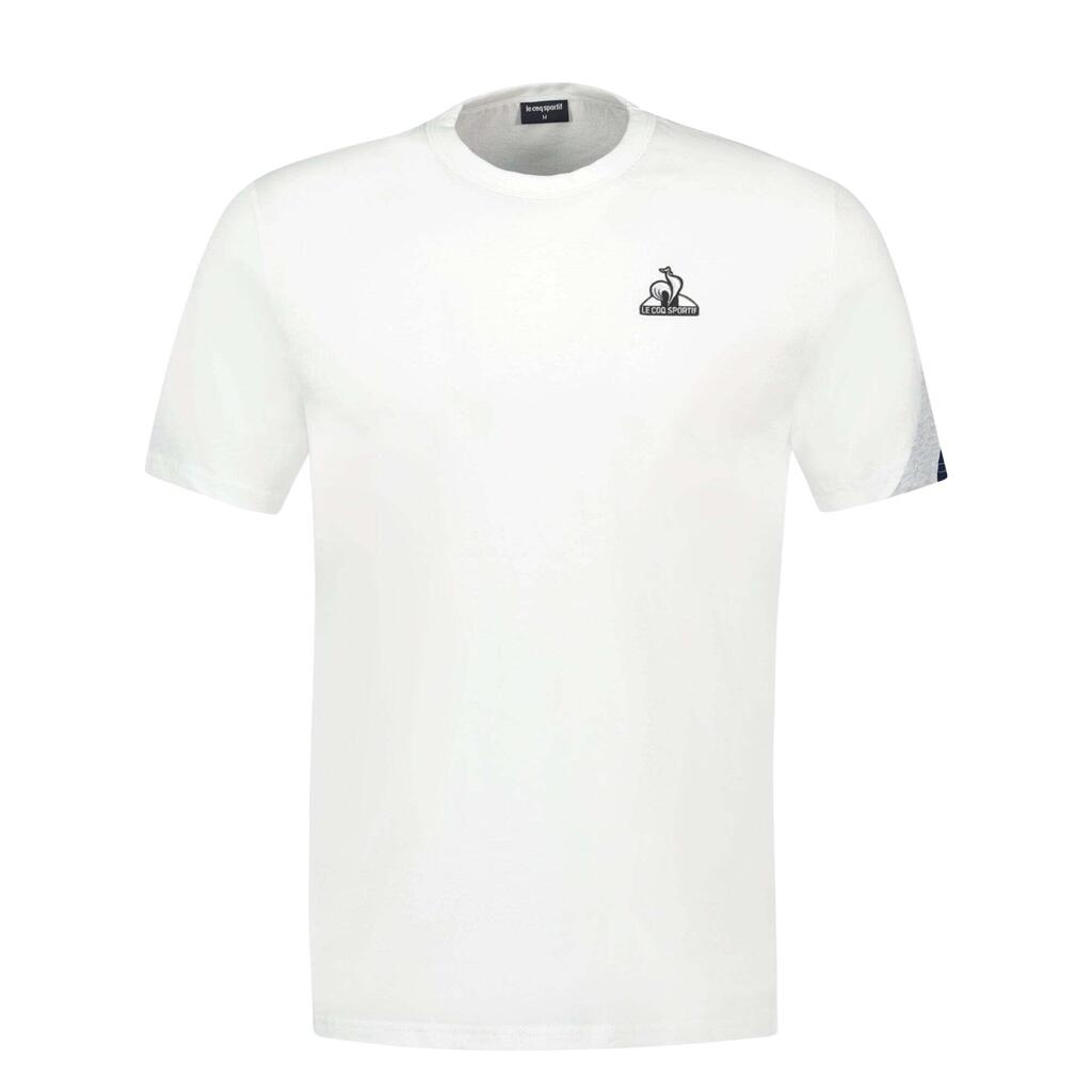 Men's White Le Coq Sportif Heritage N°1 T-Shirt