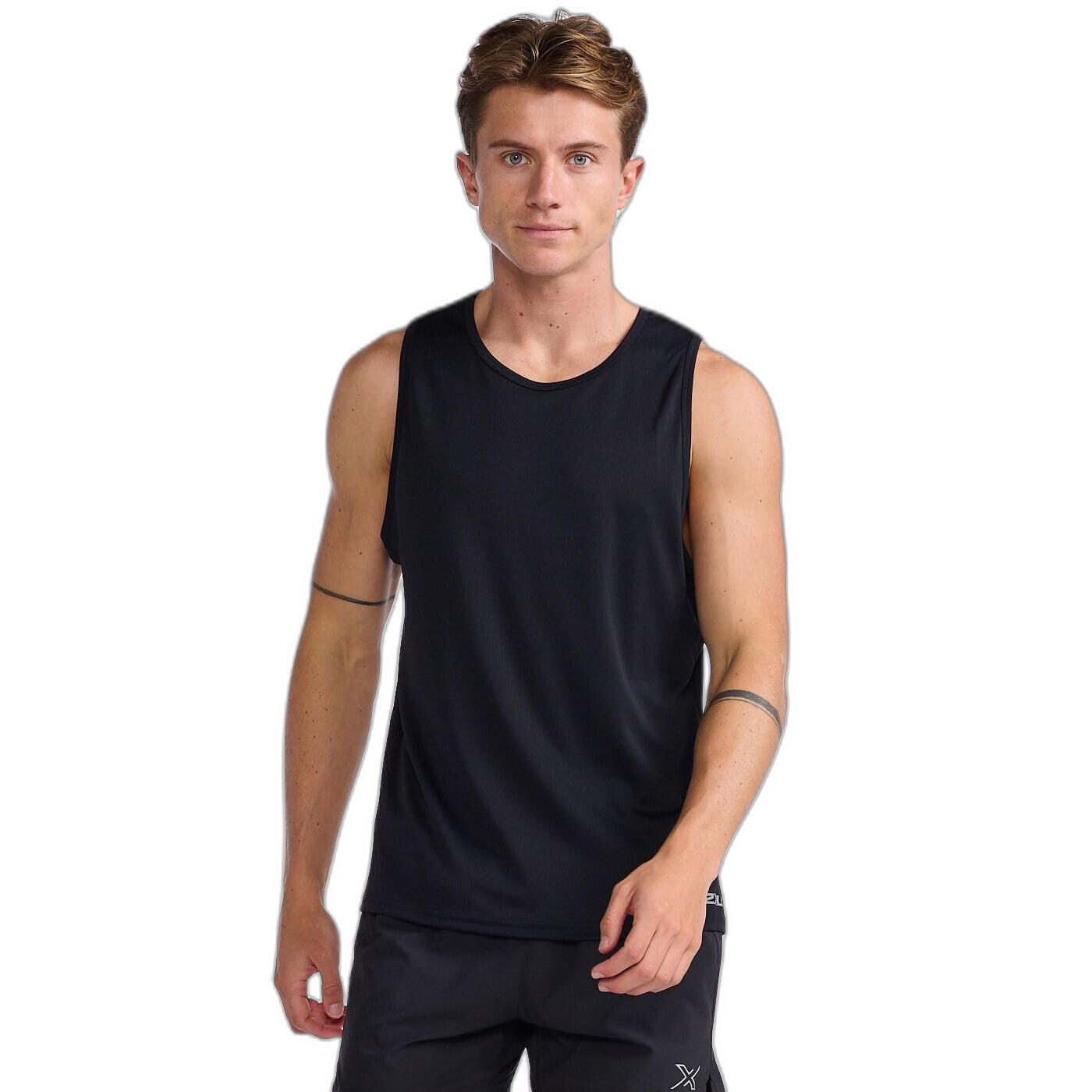 2xu - T-shirt Aérodynamique 2xu Aero - Débardeur - Gris|noir - 38 S - Decathlon