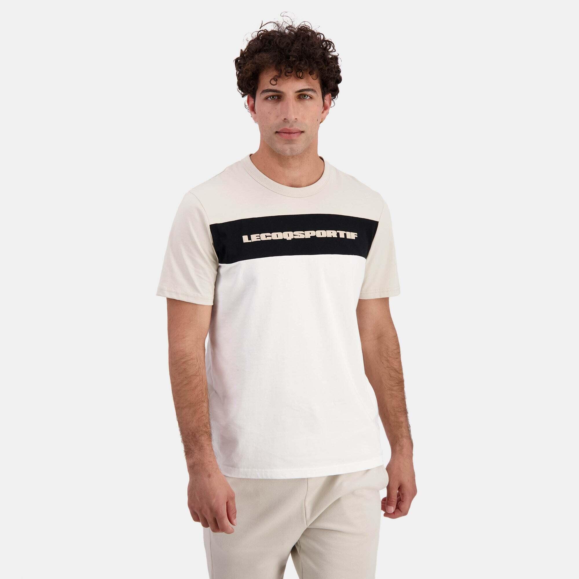 Camiseta Beige de Hombre Le Coq Sportif Contemporain N°2 4/6
