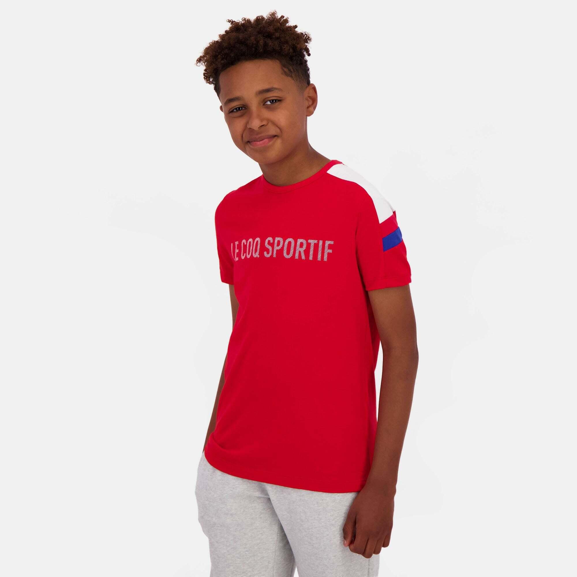 Camiseta Roja Niño Le Coq Sportif Mini 4/7