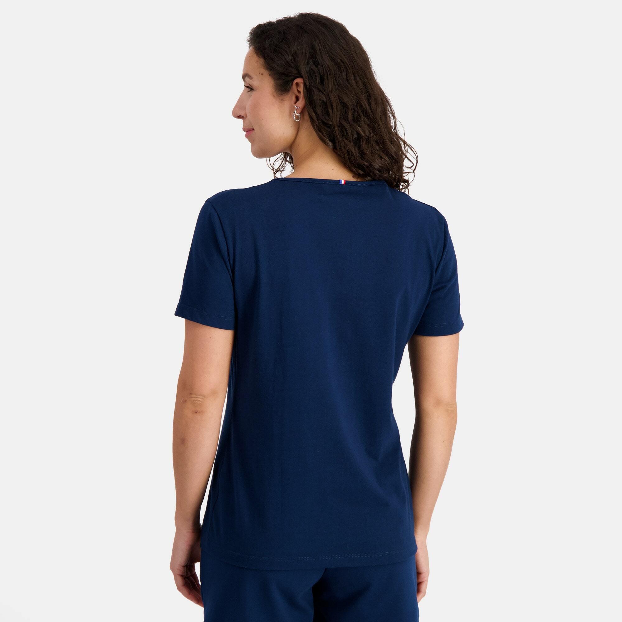 Camiseta Le Coq Sportif N°1 Victory para Mujer, Azul Marino 5/5