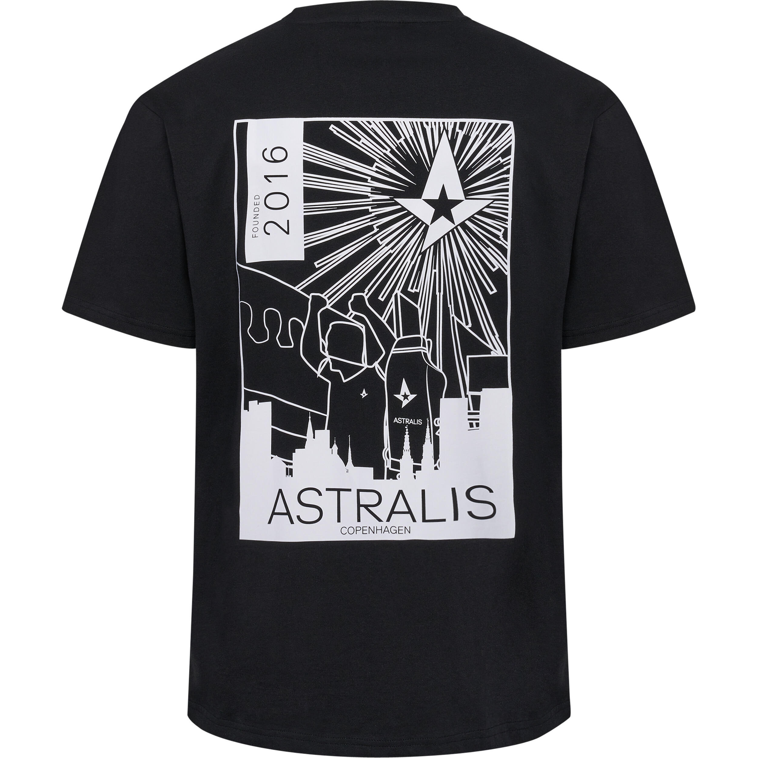 T-shirt Astralis Fan Square 2024/25 3/4