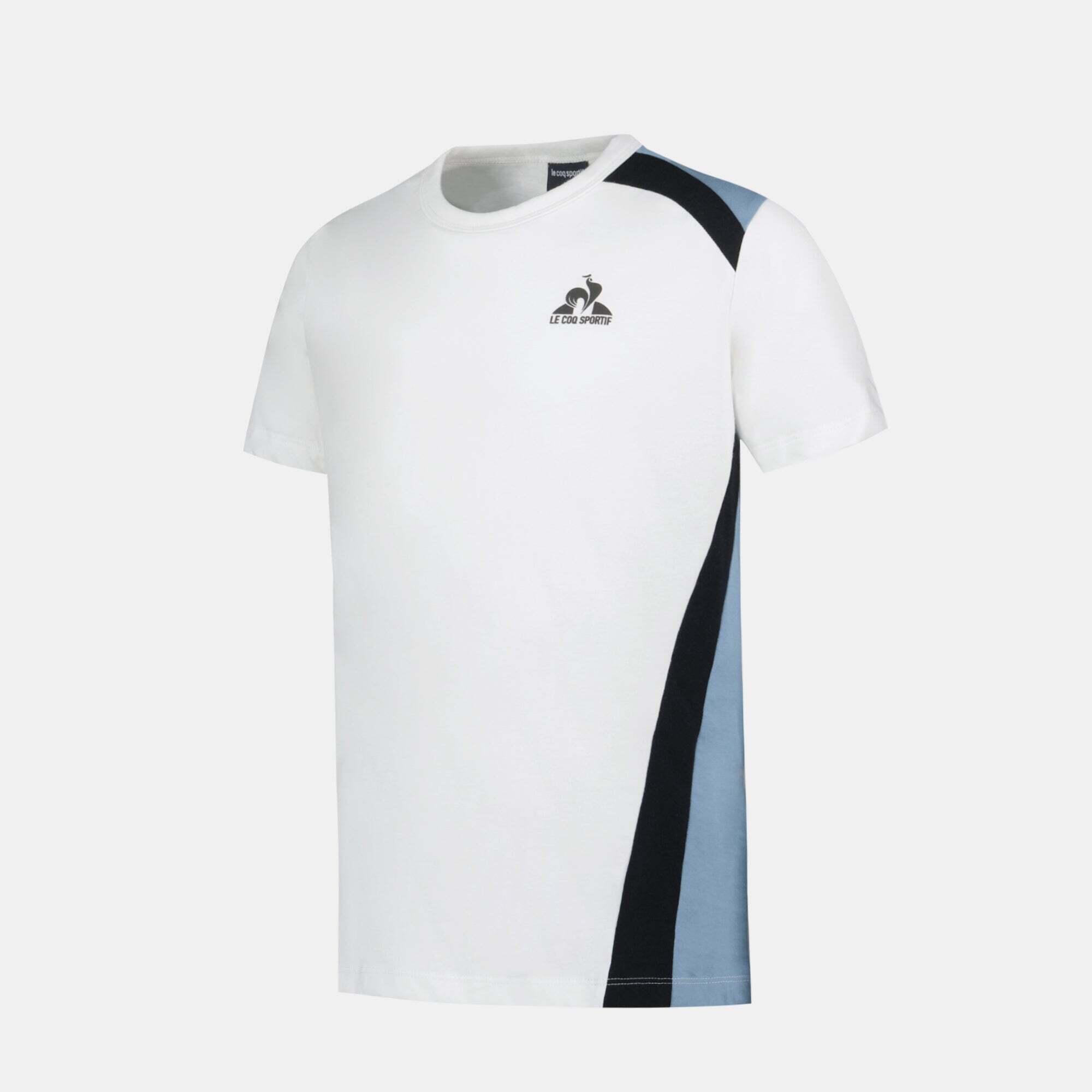 Camiseta Gráfica Le Coq Sportif N°1 Blanca/Azul para Niño 2/7