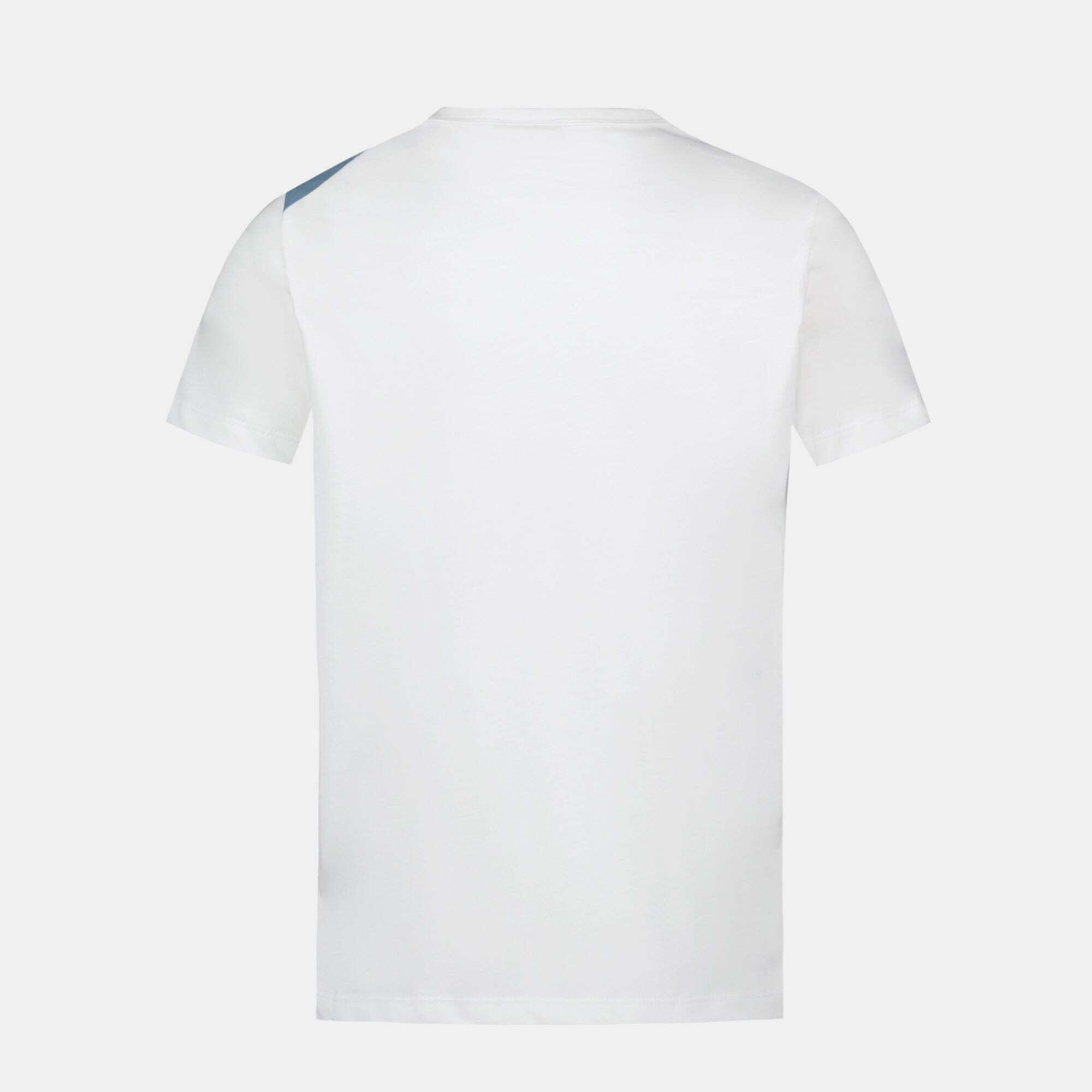 Camiseta Gráfica Le Coq Sportif N°1 Blanca/Azul para Niño 7/7
