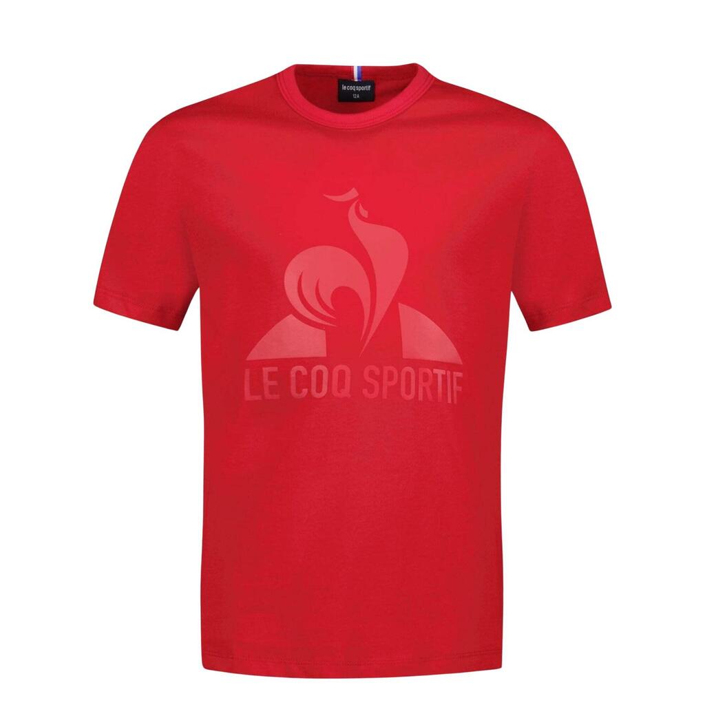 Le Coq Sportif Boys' Red T-Shirt N°3 Bat