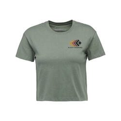 T-shirt femme Black Diamond Faded Crop