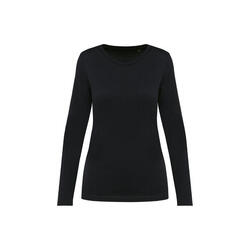 T-shirt suprima manches longues col rond femme Kariban Premium