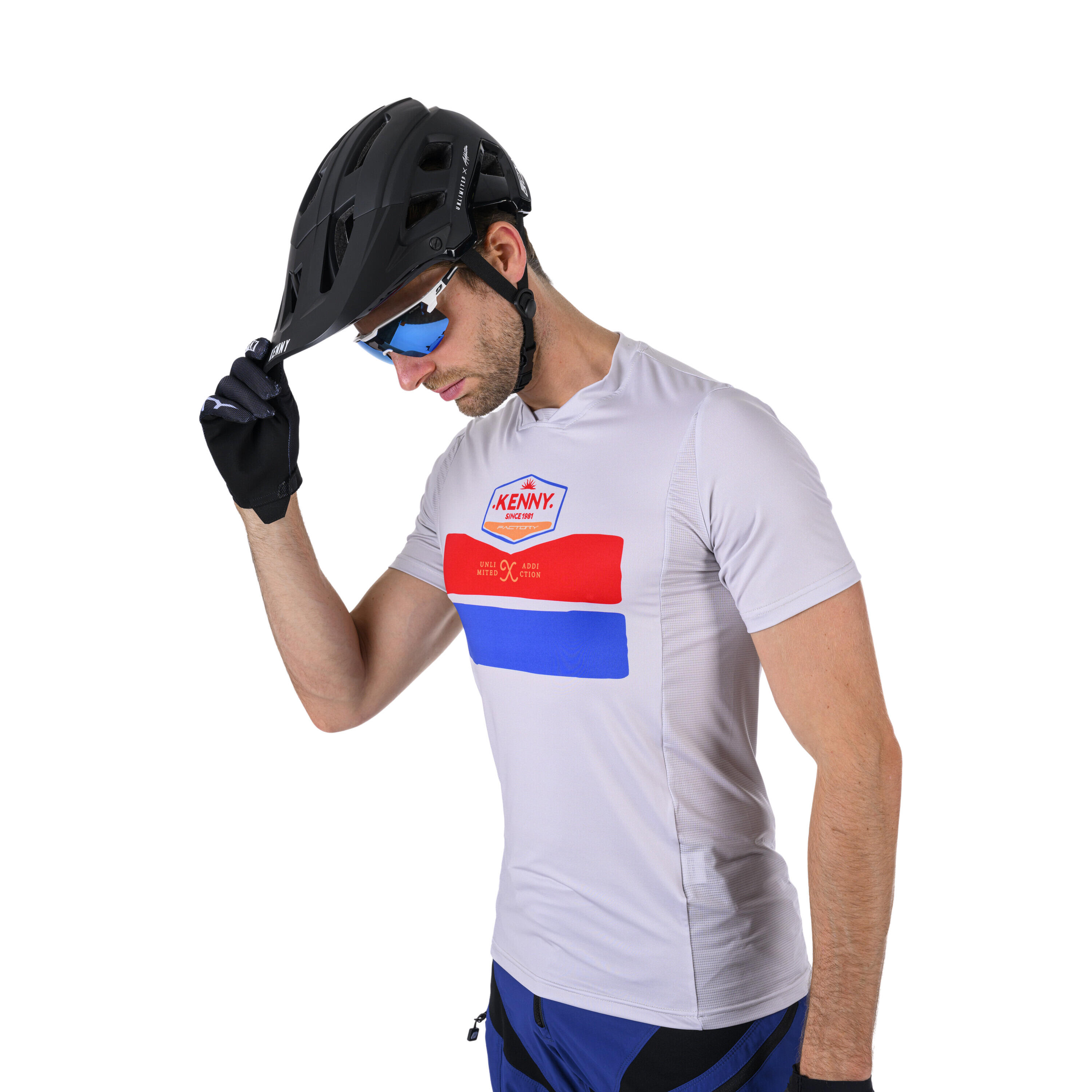 Maillot Kenny Indy Chill Blanc 4/4