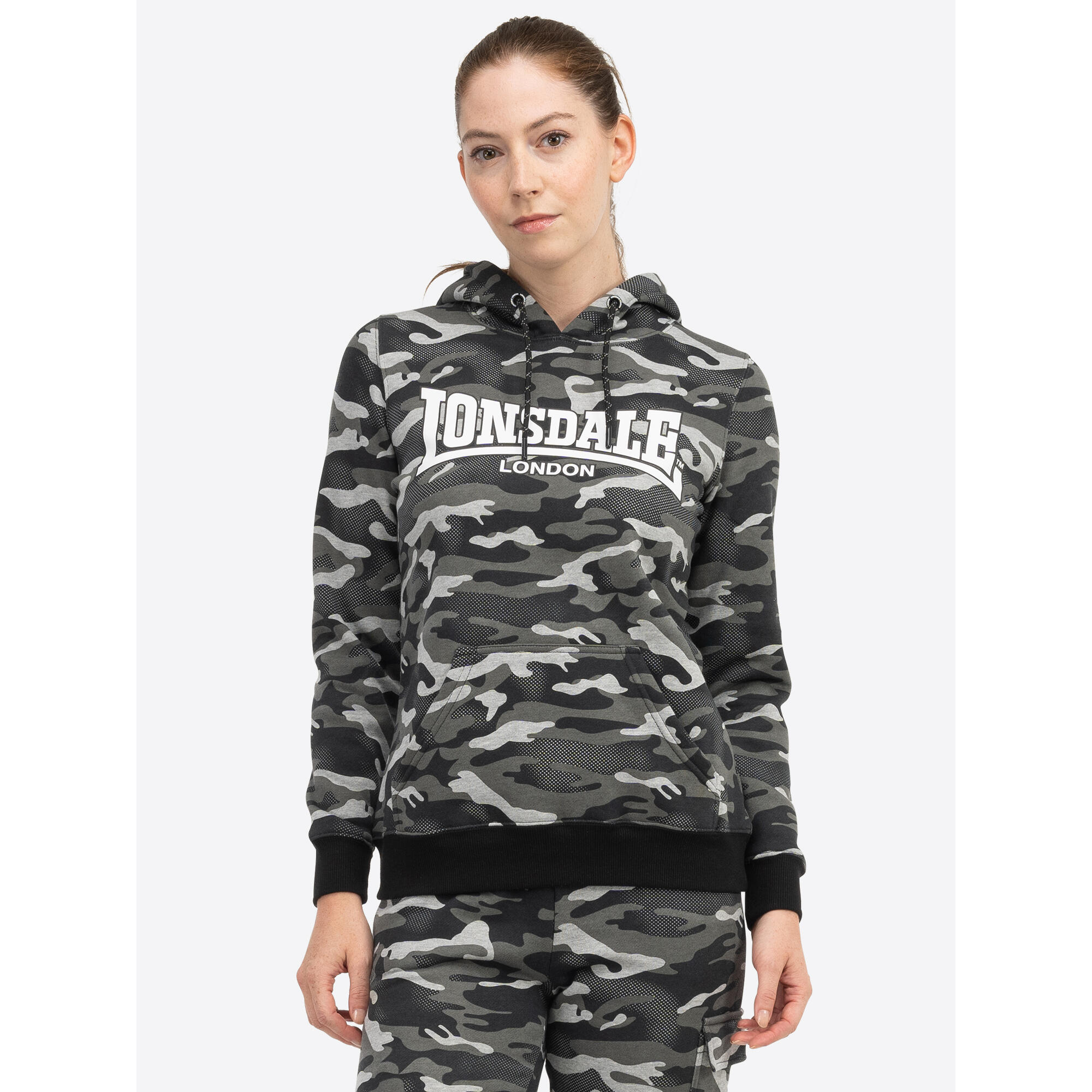 Hoodie Damen Lonsdale Clough 3/6