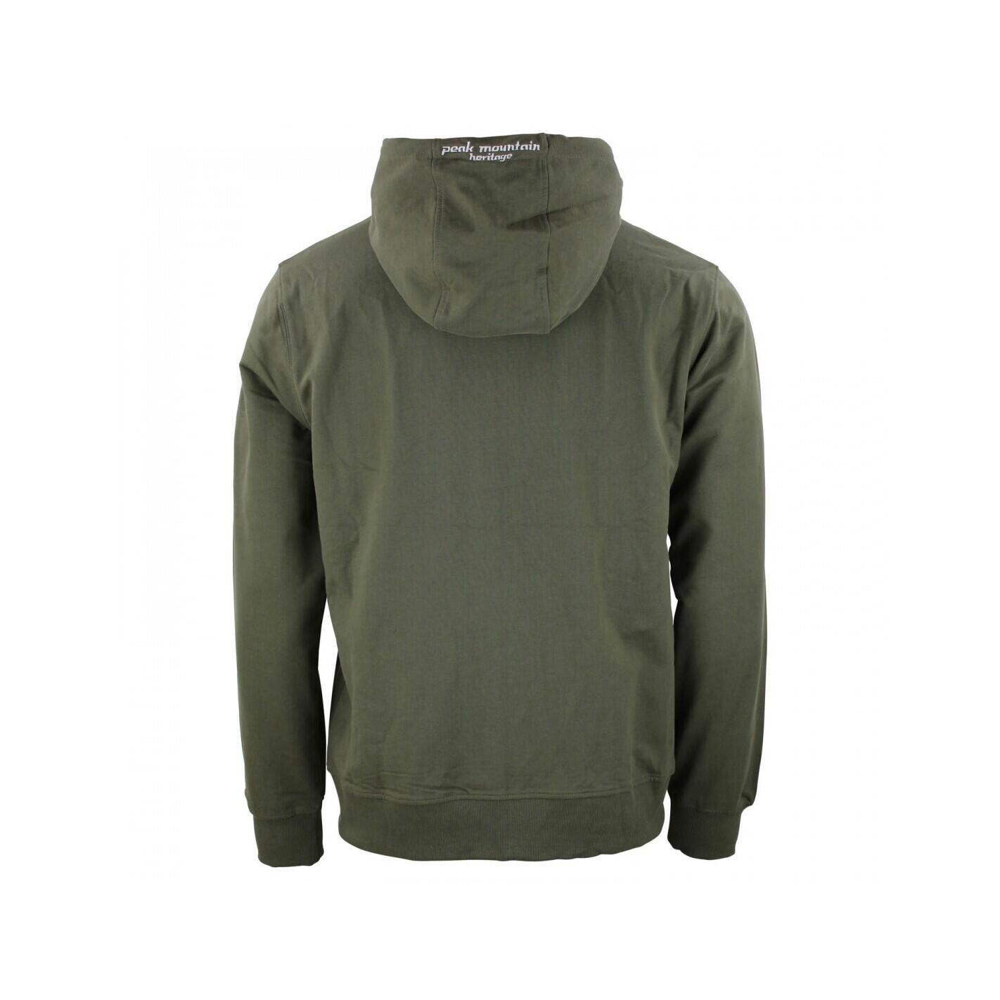 Sweatshirt coton full zip Peak Mountain French Terry 2/4