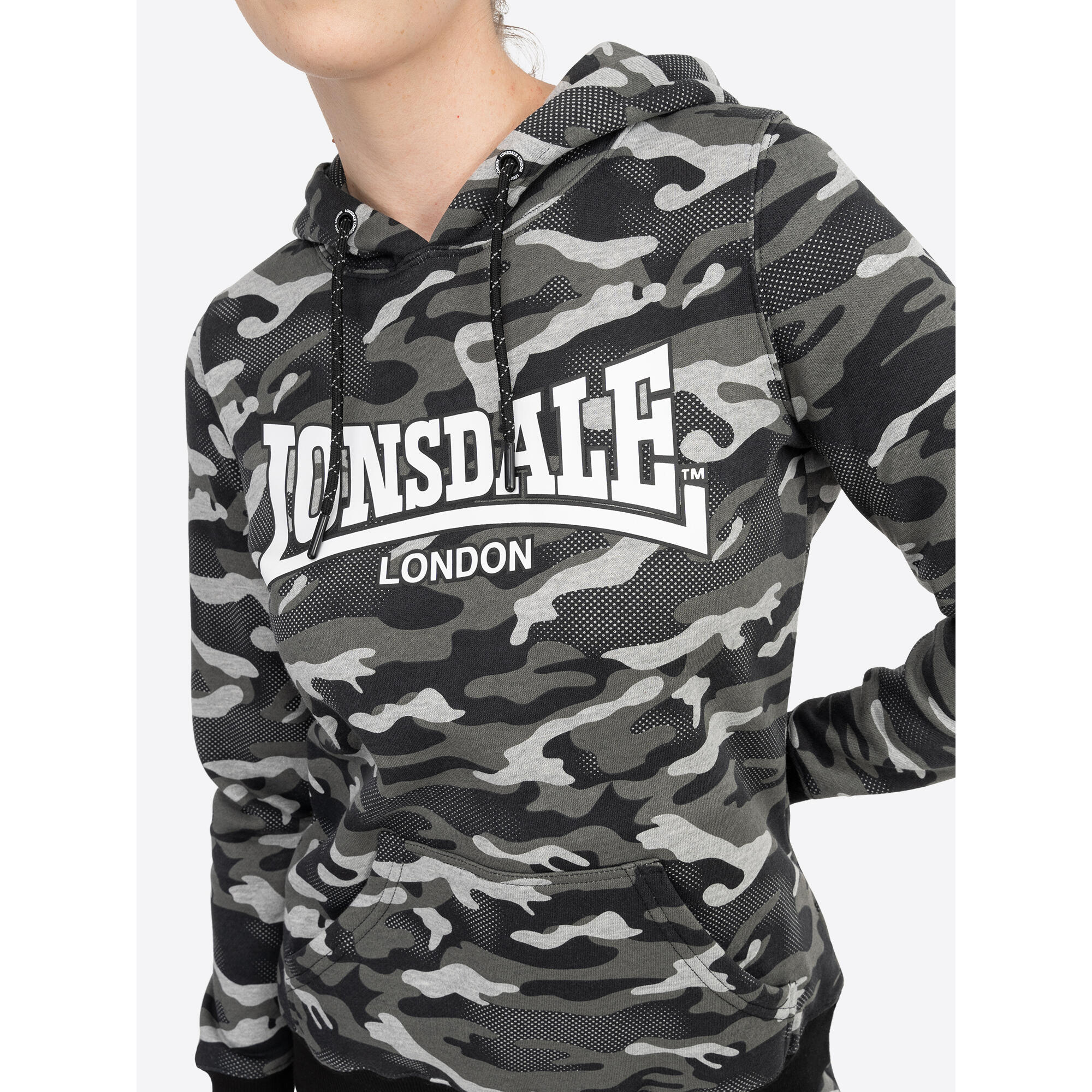 Hoodie Damen Lonsdale Clough 5/6