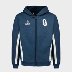 Sweatshirt à capuche zippé enfant Le Coq Sportif EFRO Paris 2024 N°1