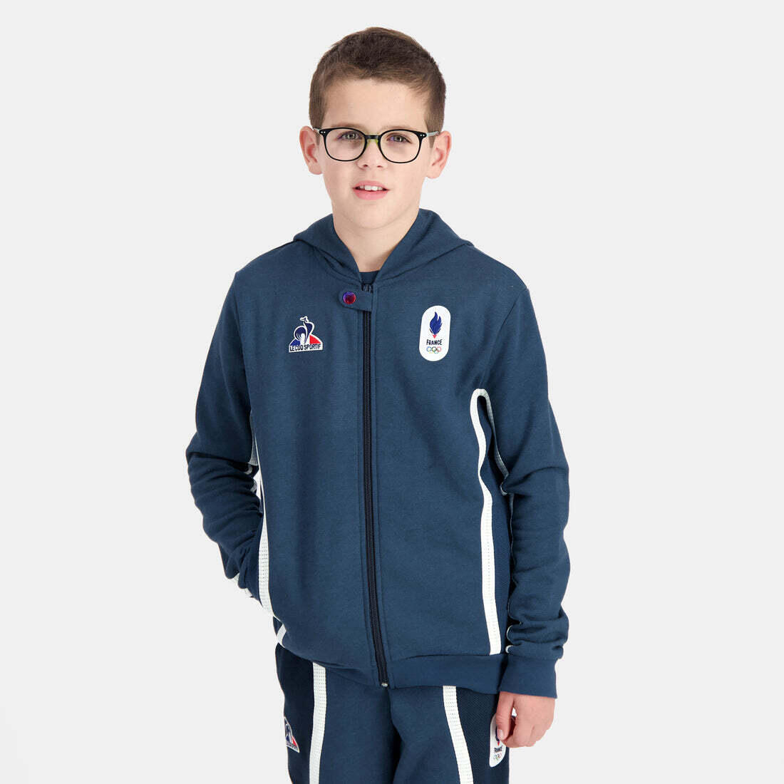 Felpa con cappuccio per bambini Le Coq Sportif EFRO Paris 2024 N°1 6/7