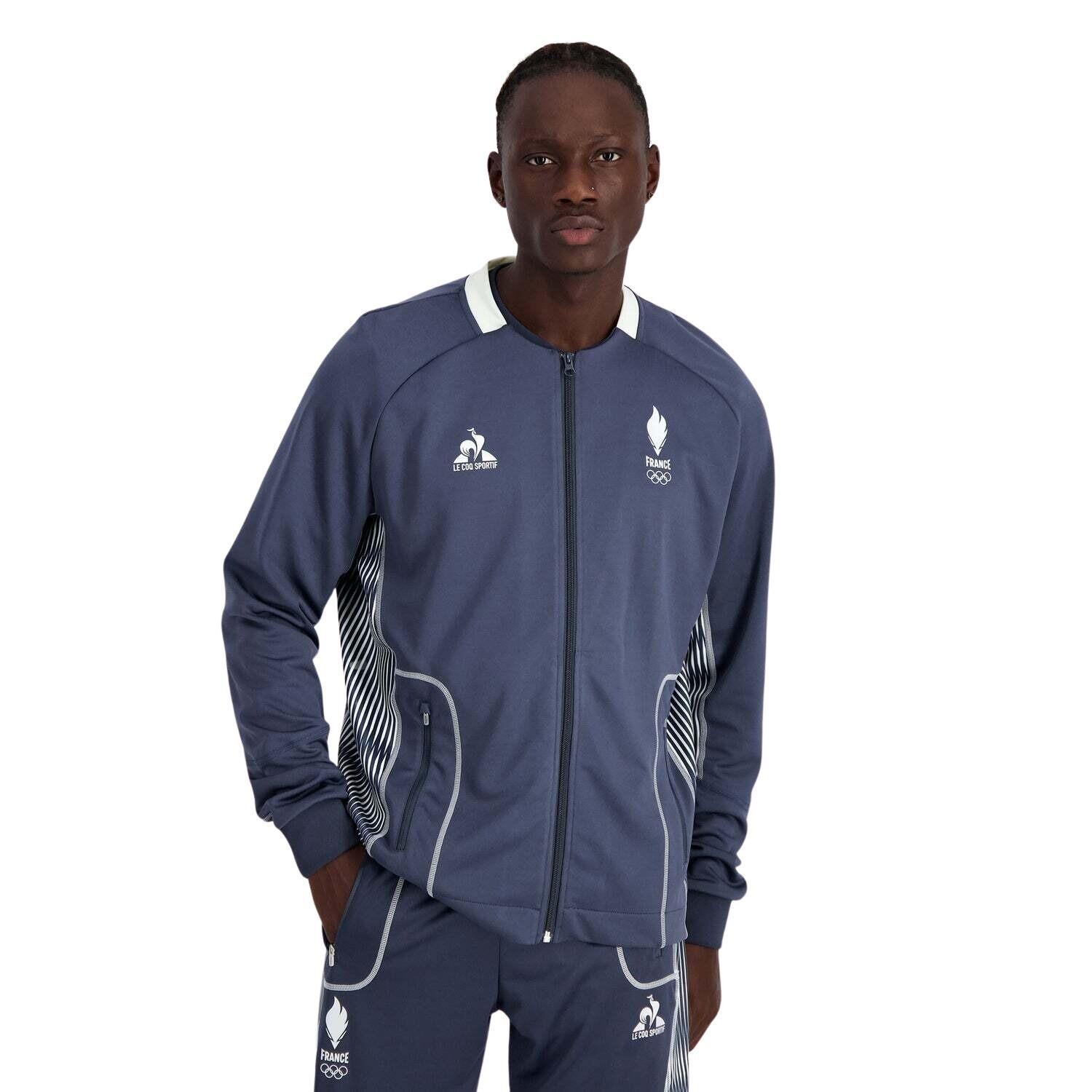 LE COQ SPORTIF Felpa con cerniera Le Coq Sportif Paris 2024 N° 2