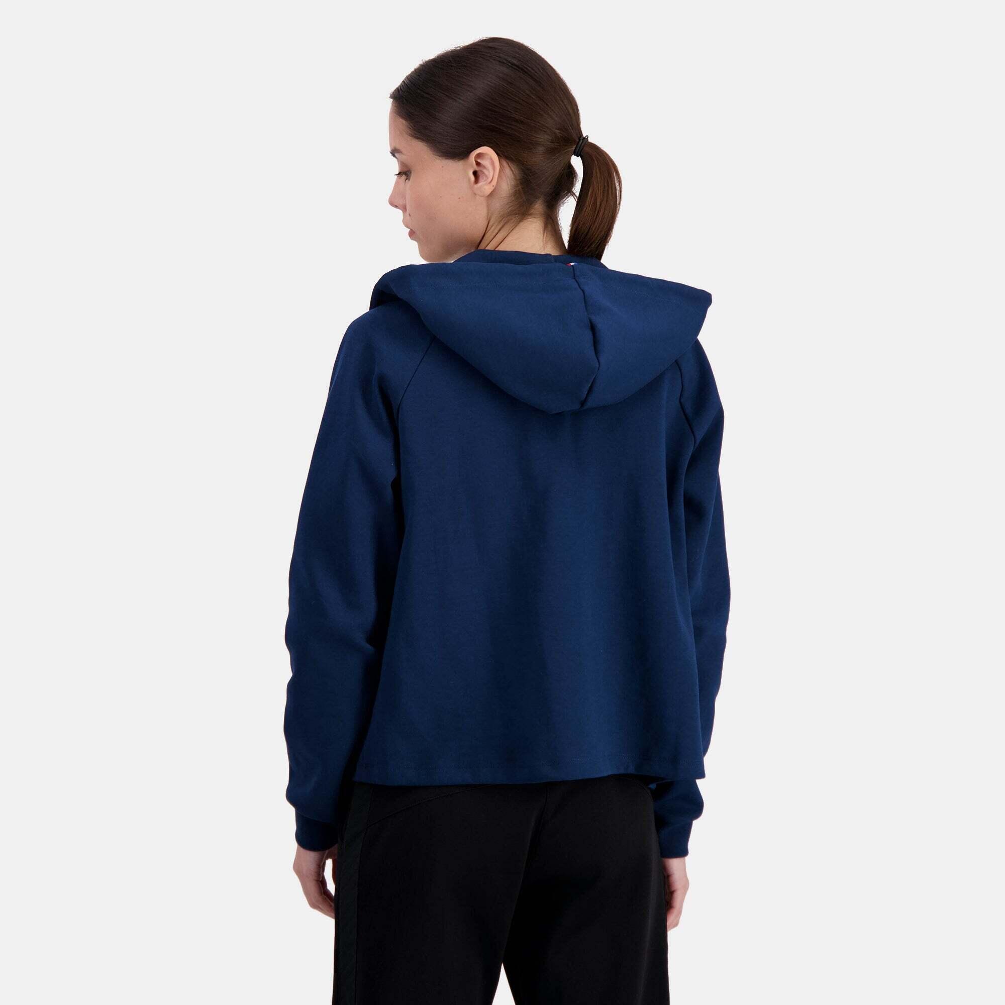 Sweatshirt à capuche zippé femme Le Coq Sportif Essentiels N°1 4/4