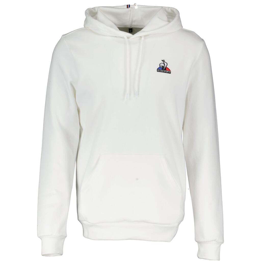 Men's White Le Coq Sportif Hoodie