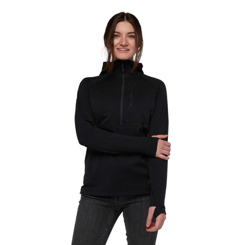 Dames Hoodie Black Diamond Coefficient QZ