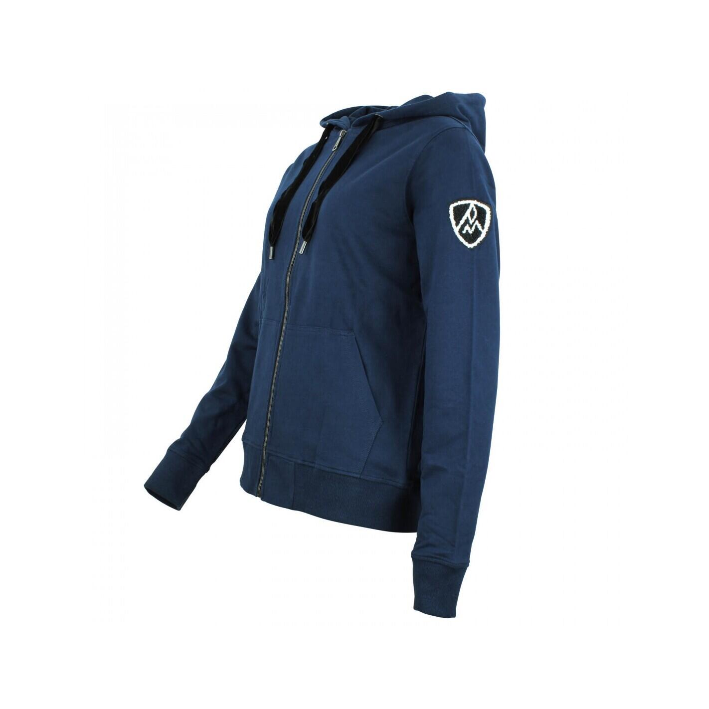 Sweatshirt coton full zip femme Peak Mountain French Terry 2/5
