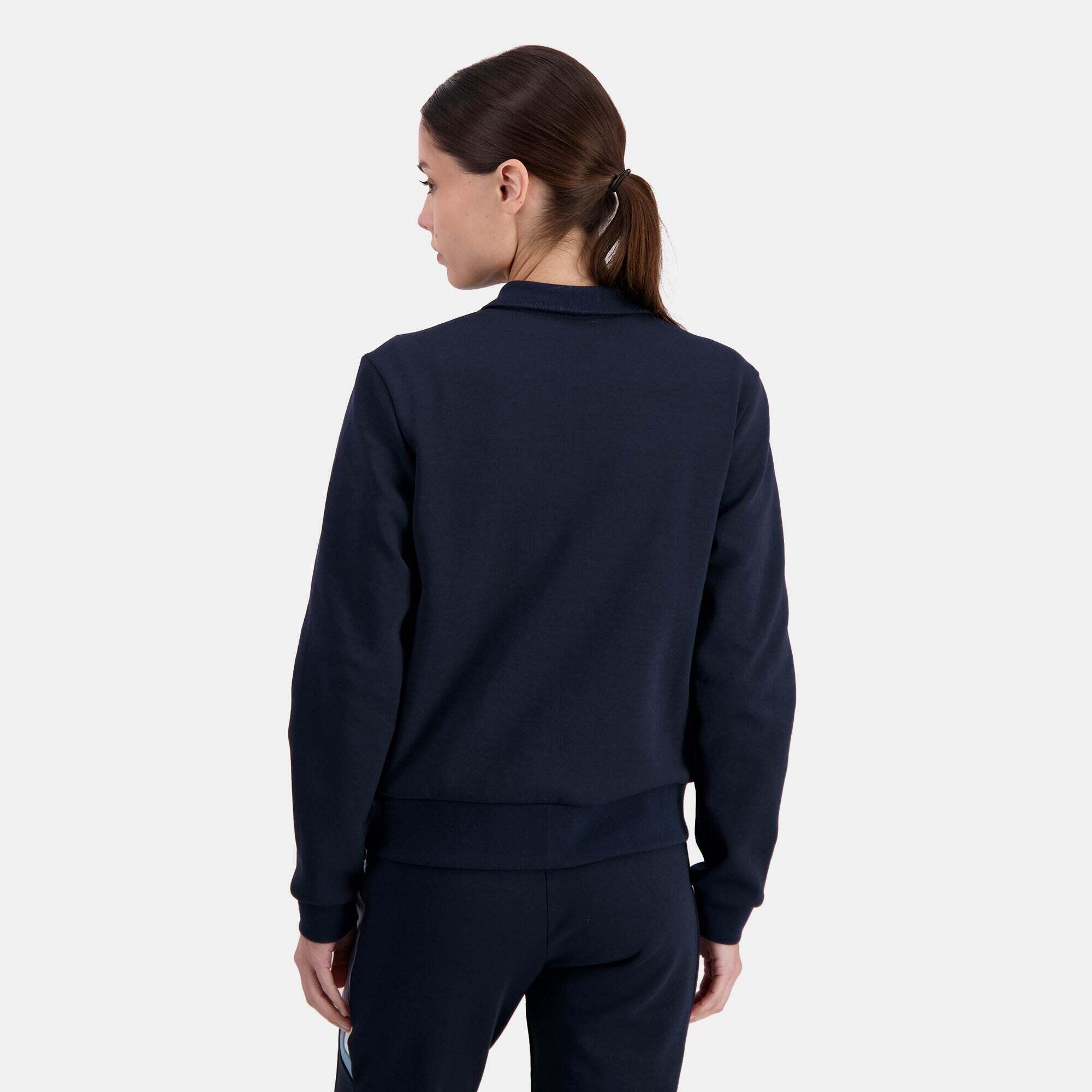 Felpa con cerniera da donna Le Coq Sportif Heritage N°1 6/7