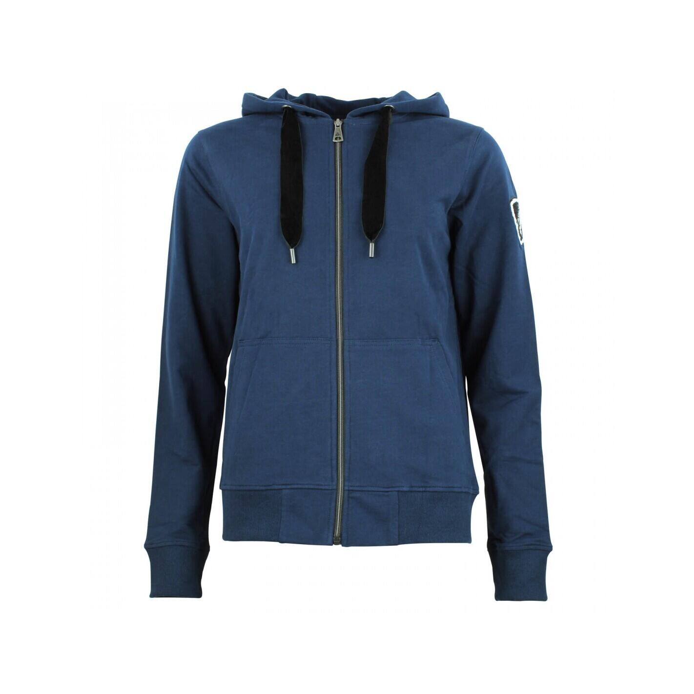 Peak Mountain - Sweatshirt Coton Full Zip Femme Peak Mountain French Terry - Sweat-shirt - Bleu|gris - 40 M - Decathlon
