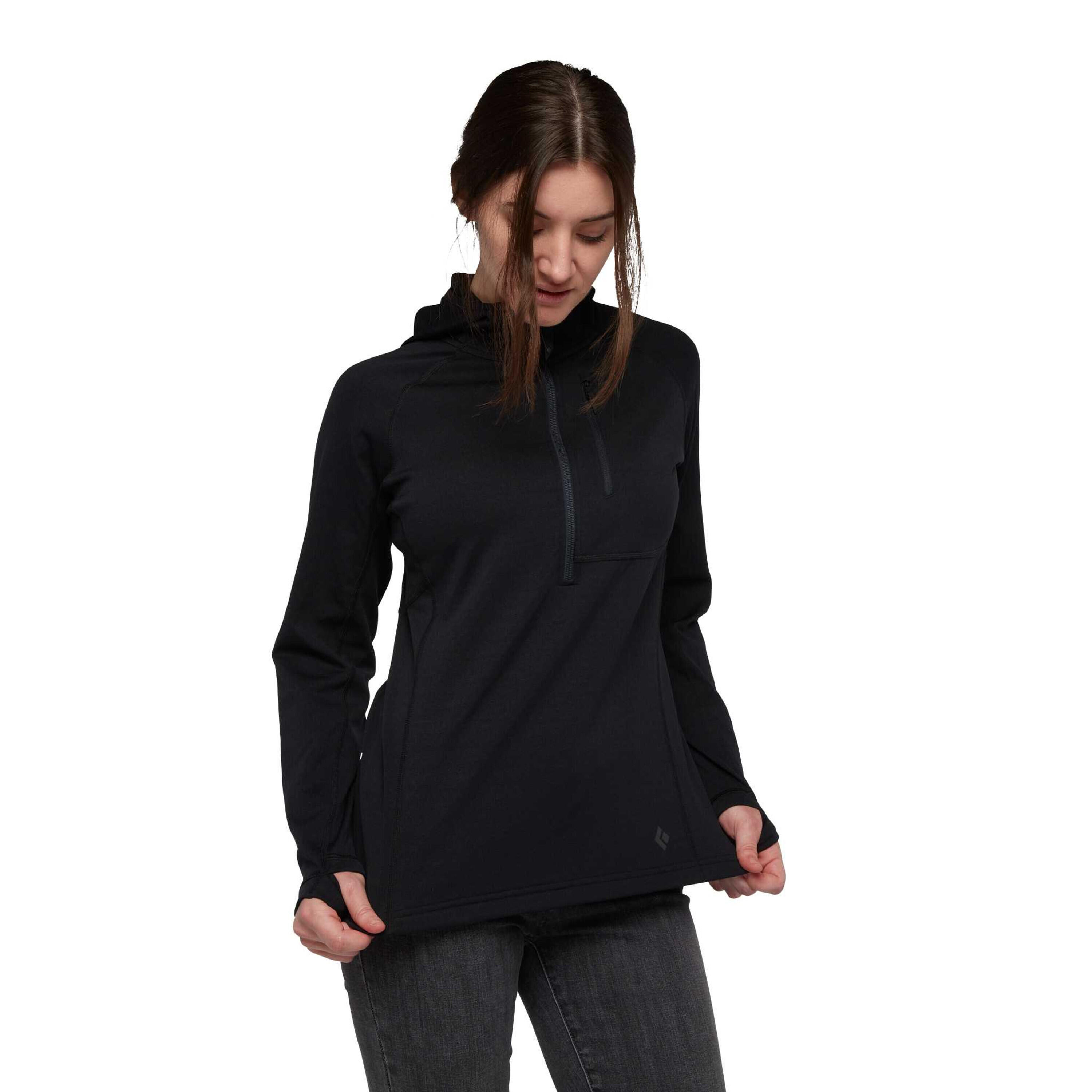Bluza damska z kapturem Black Diamond Coefficient QZ 3/7