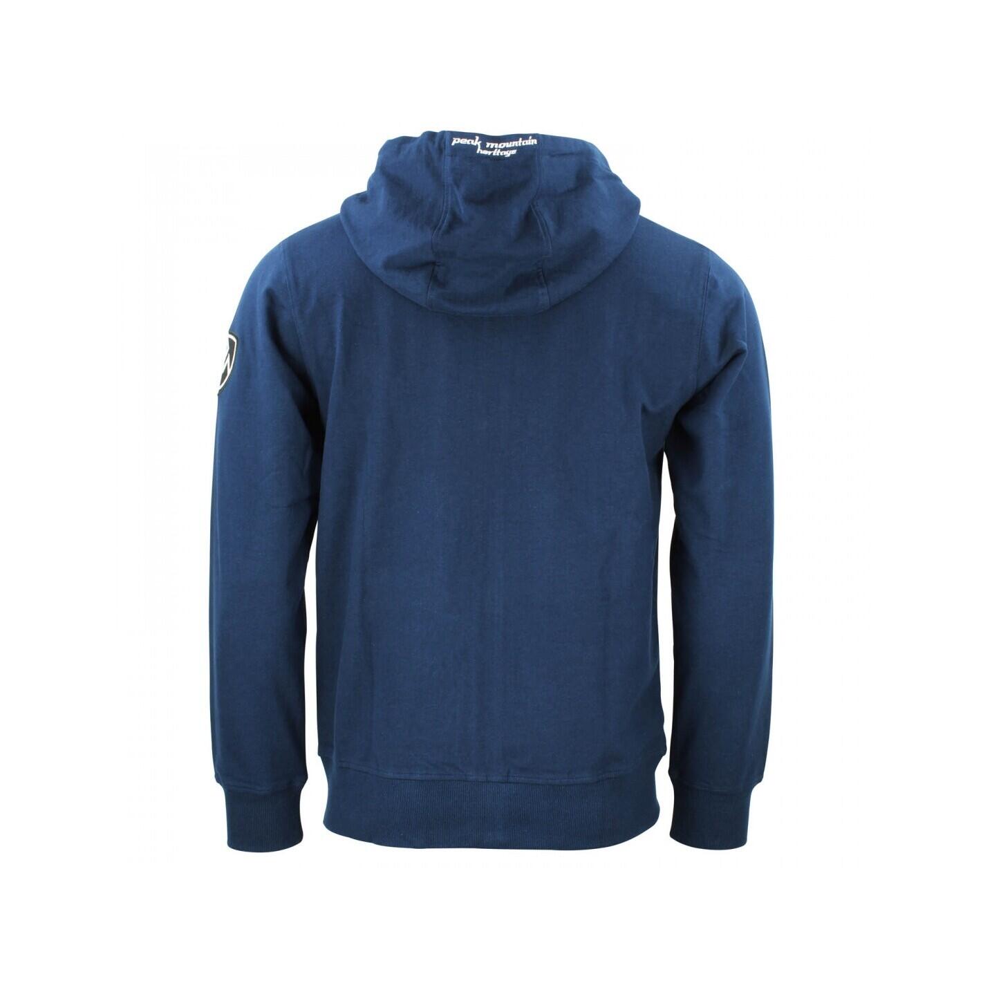 Sweatshirt coton full zip Peak Mountain French Terry 3/3