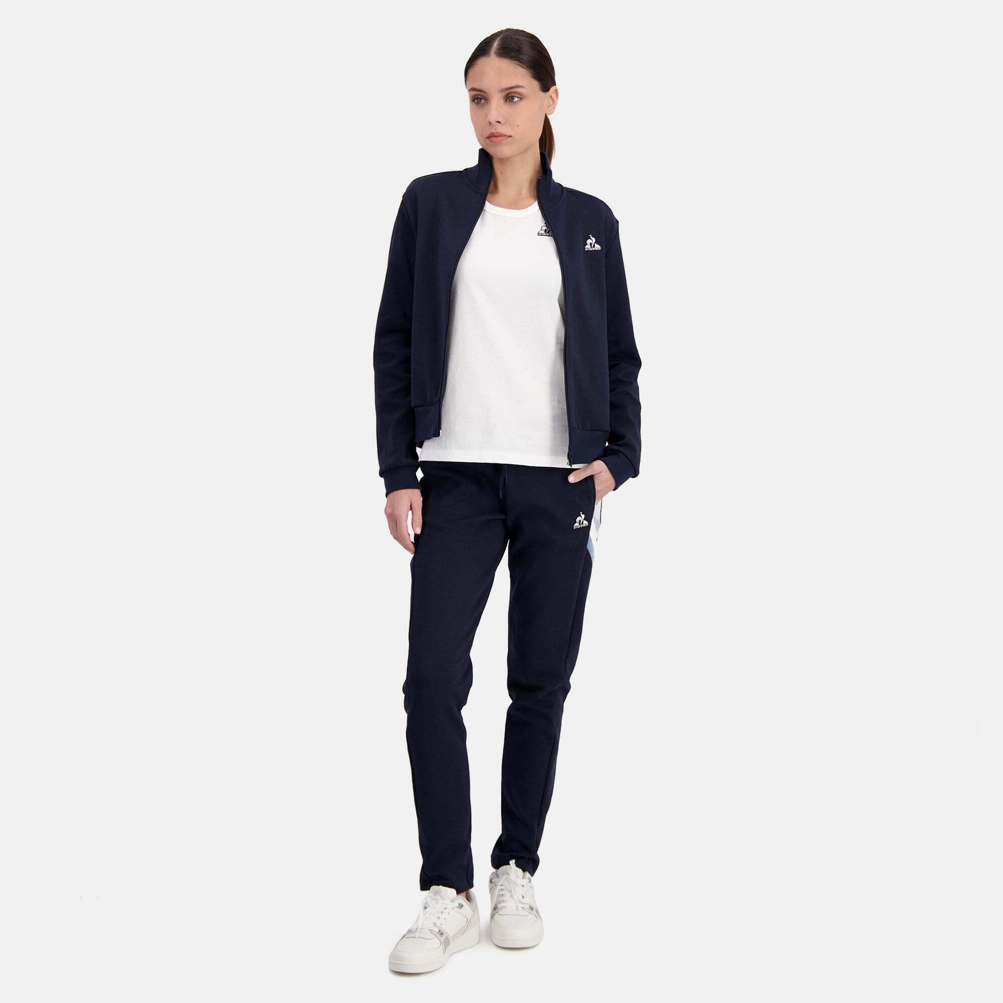 Felpa con cerniera da donna Le Coq Sportif Heritage N°1 4/7