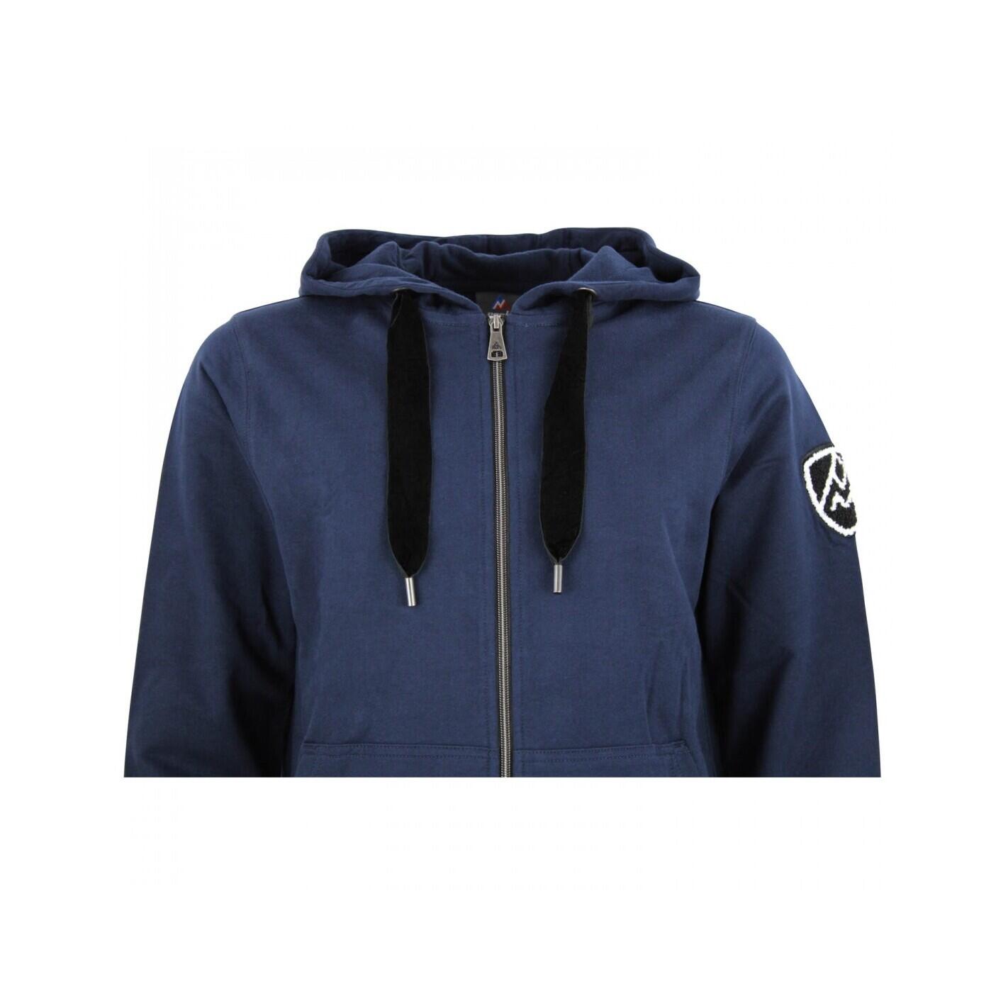 Sweatshirt coton full zip femme Peak Mountain French Terry 4/5